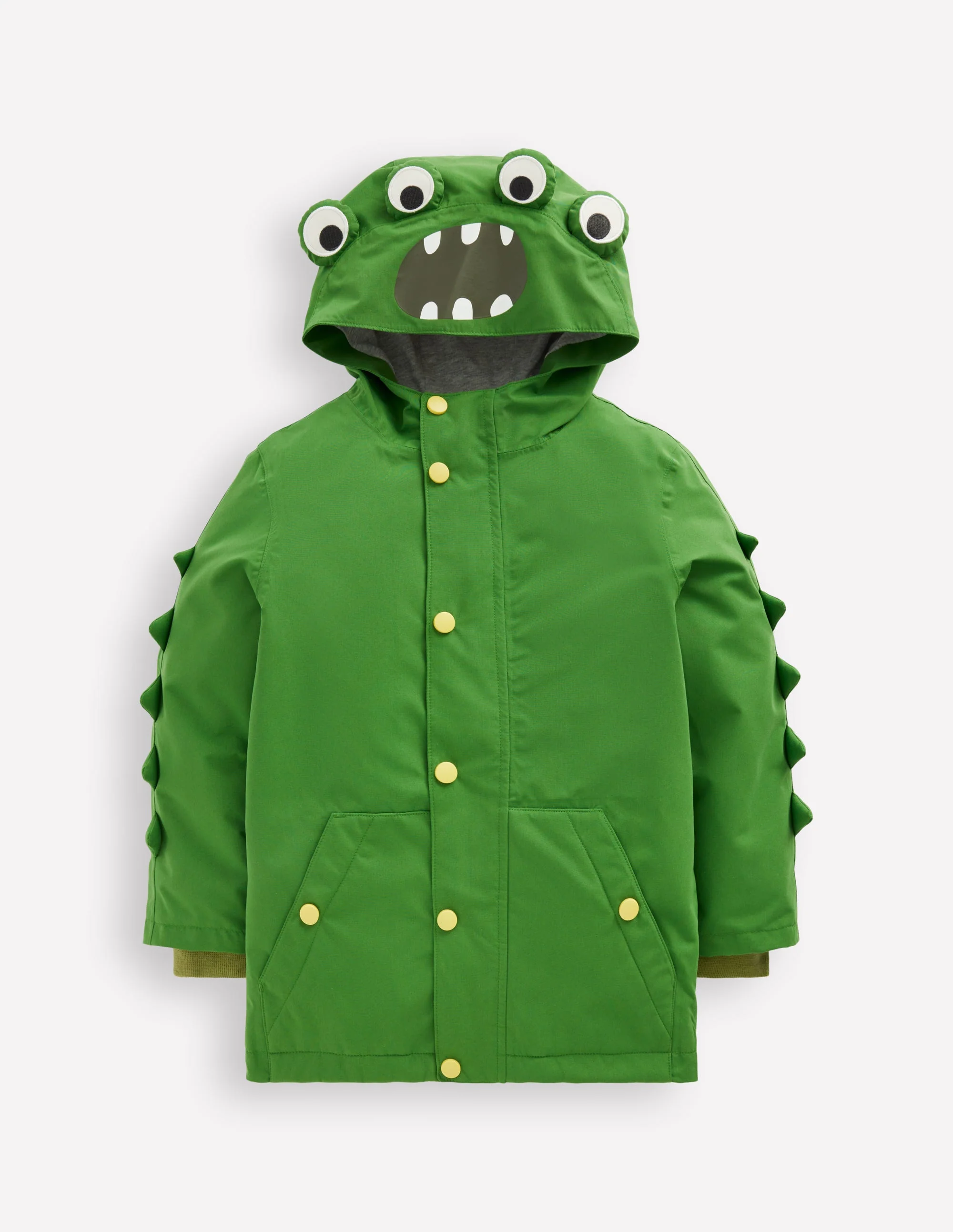 Originelle wasserdichte Jacke-Brokkoligrün Monster