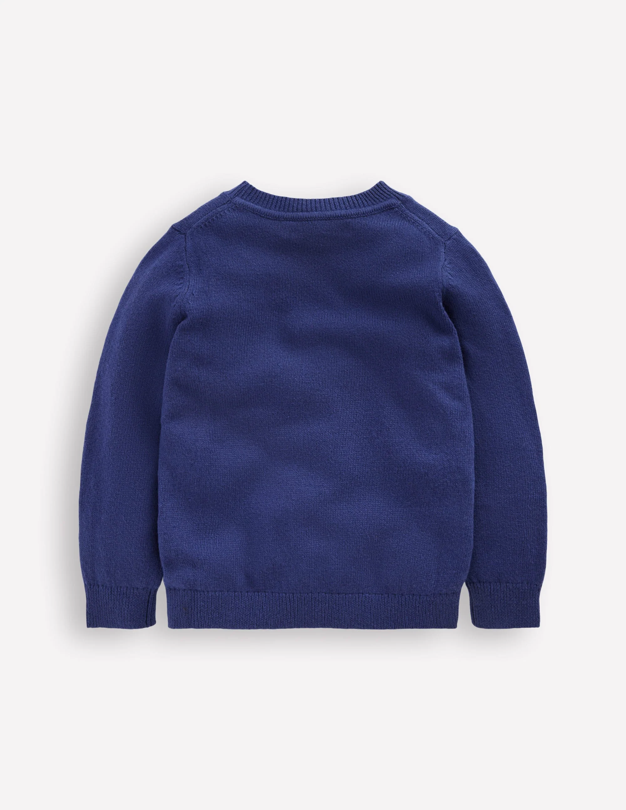 Origineller Pullover mit Logo-Schuluniform-Navy, Yeti - Image 2