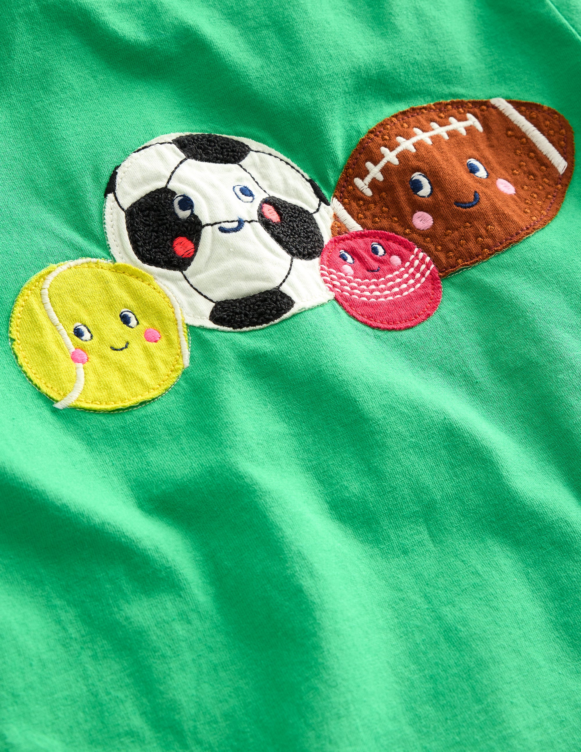 Originelles Sportbälle-T-Shirt-Erbsengrün Sport - Image 3