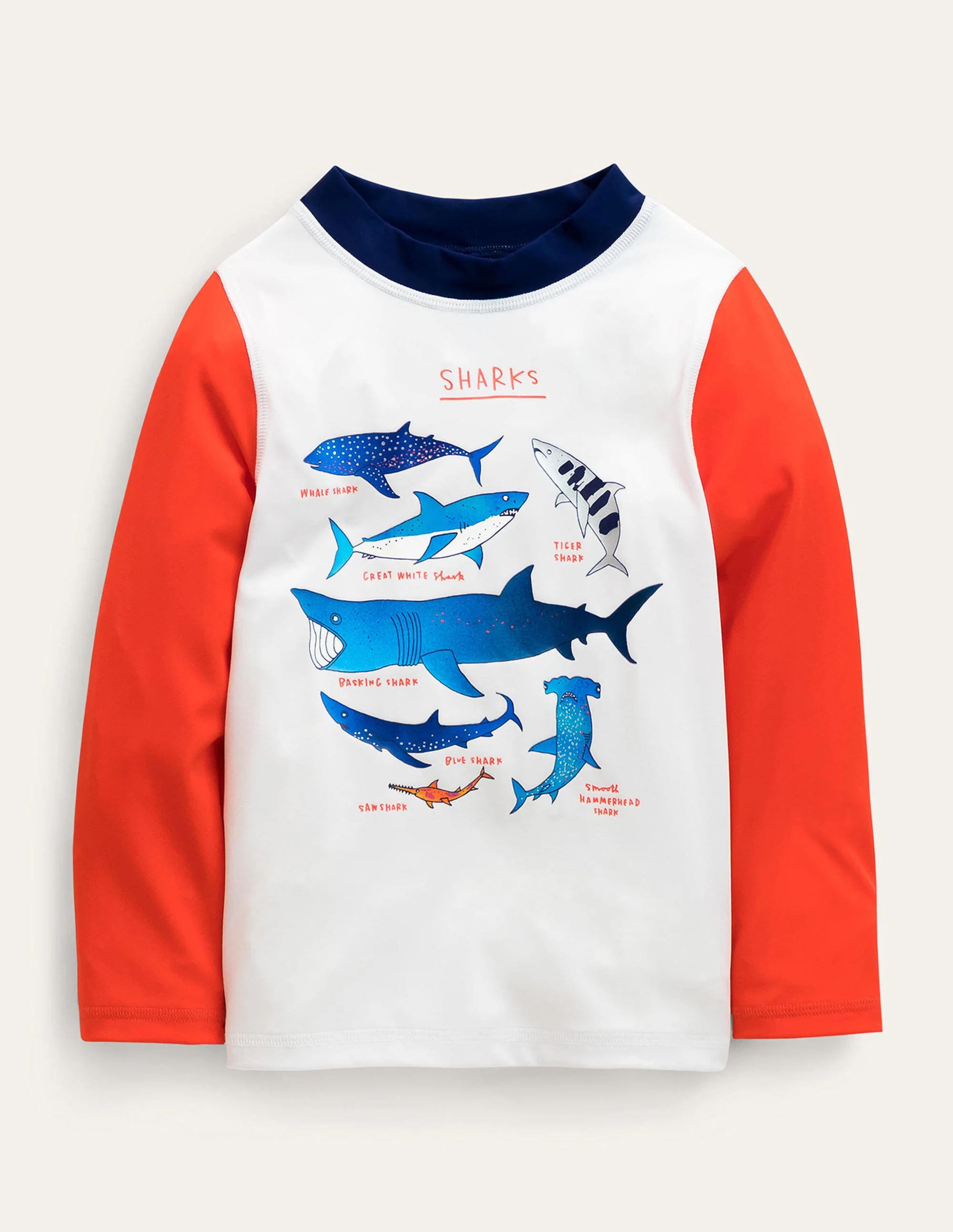 Originelles USF-Langarmshirt-Folienhaie