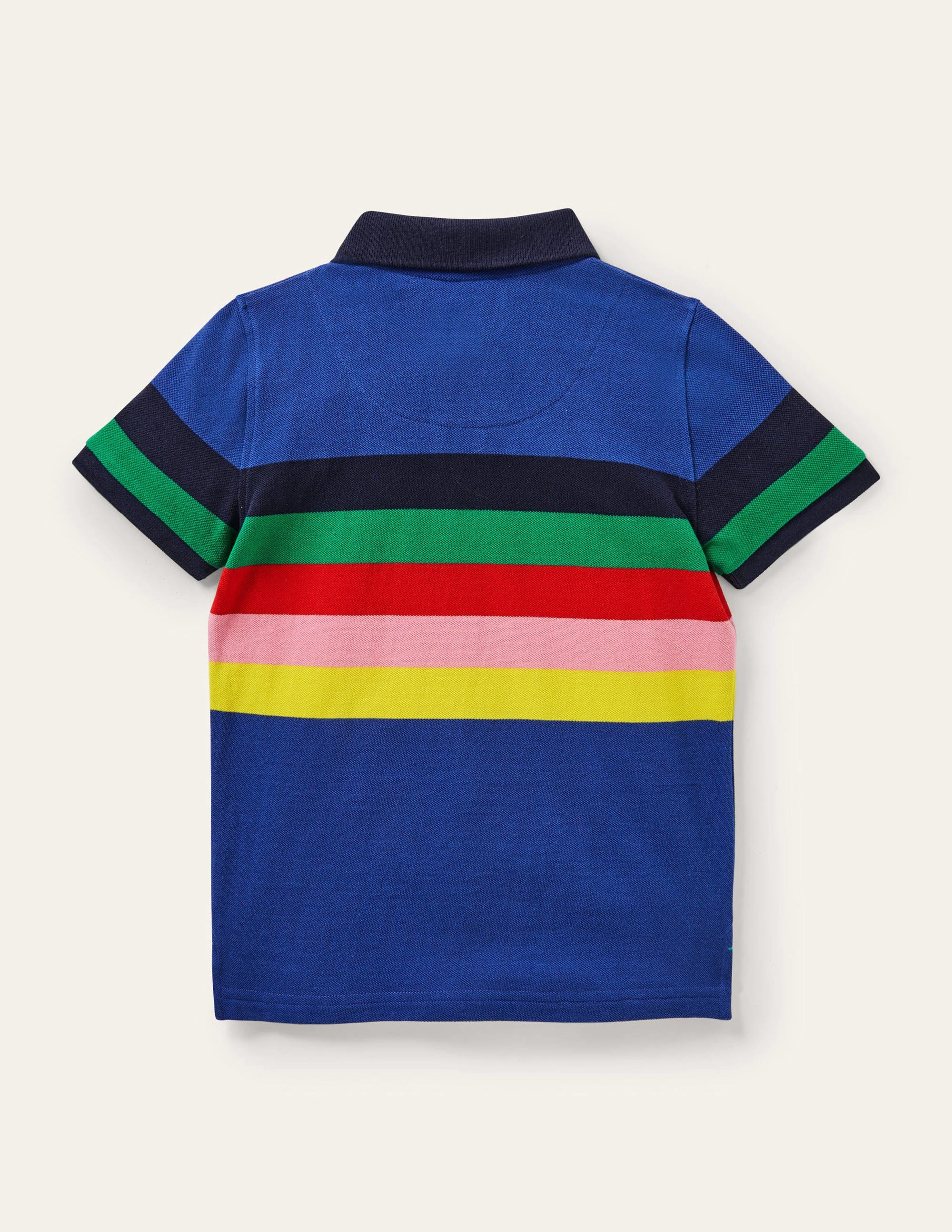 Piqué-Polohemd-Dunkelblau, Regenbogen - Image 2