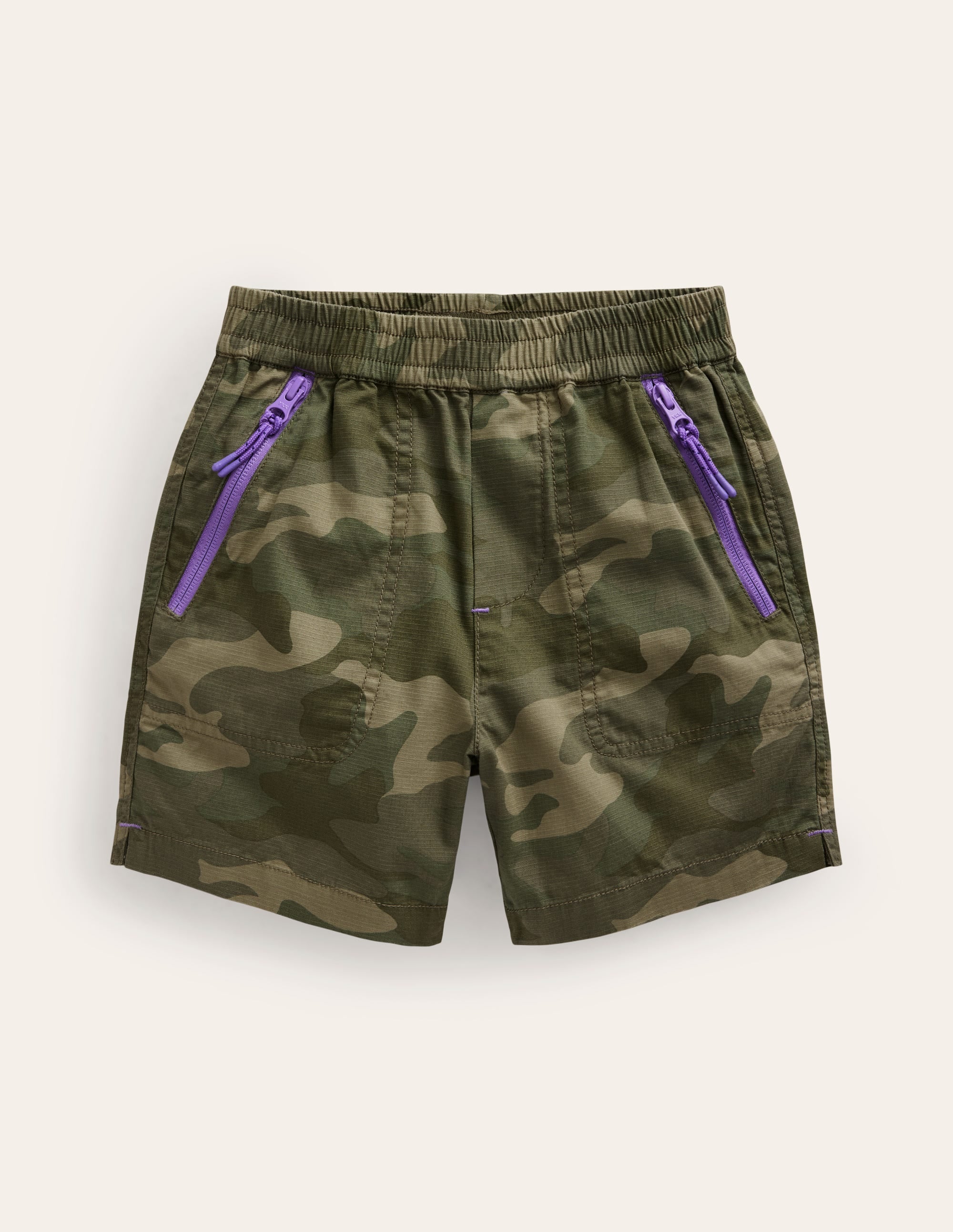 Praktische Shorts aus reißfestem Material-Khaki Tarnmuster