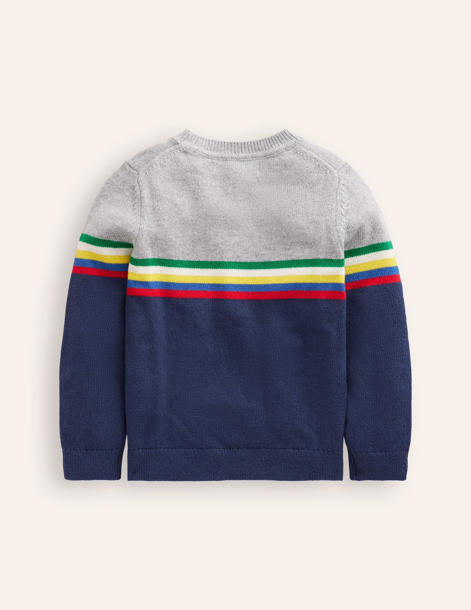 Pullover in Blockfarben-Anemone - Image 2