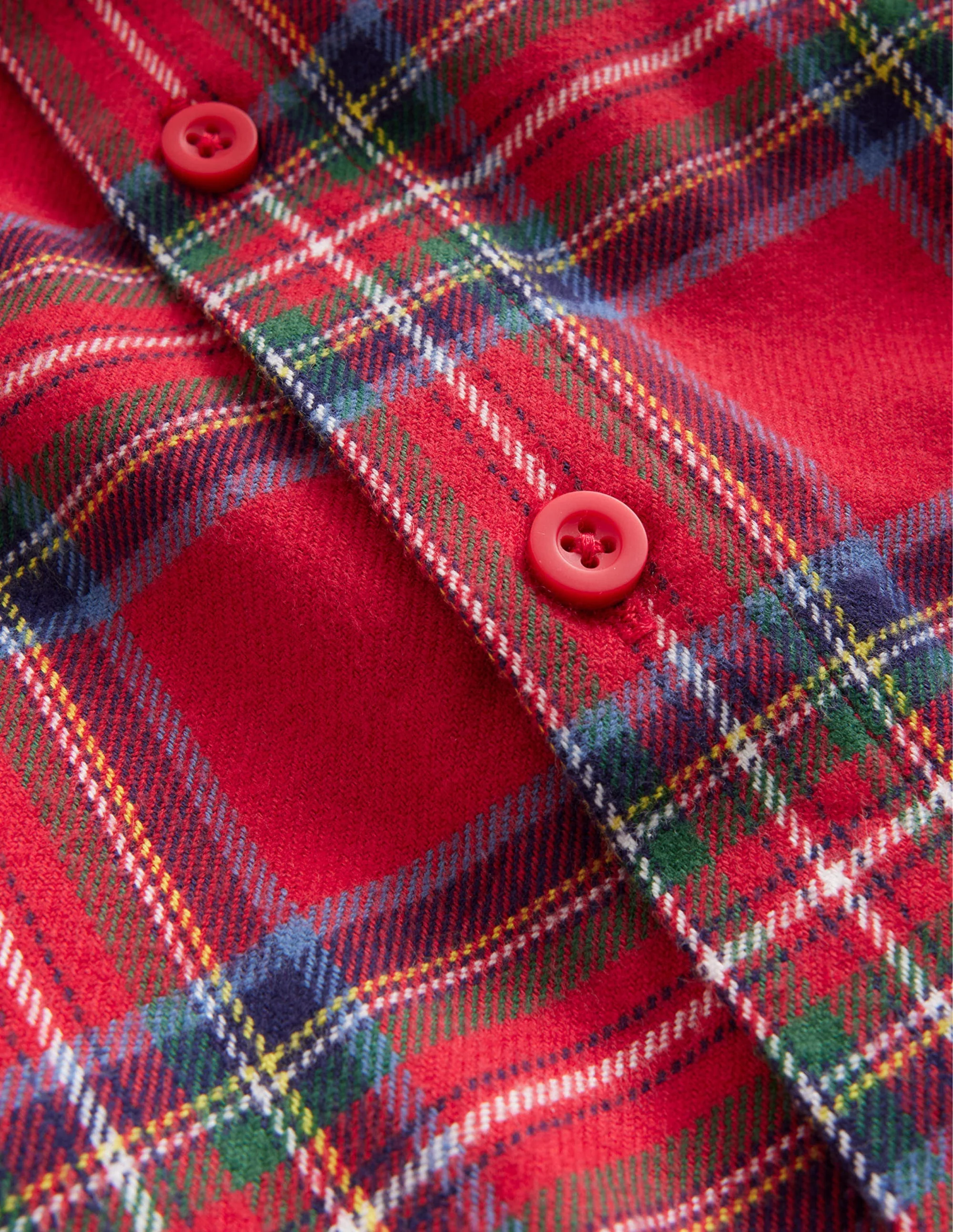Pyjama-Set aus Webstoff-Rot Kariert - Image 3