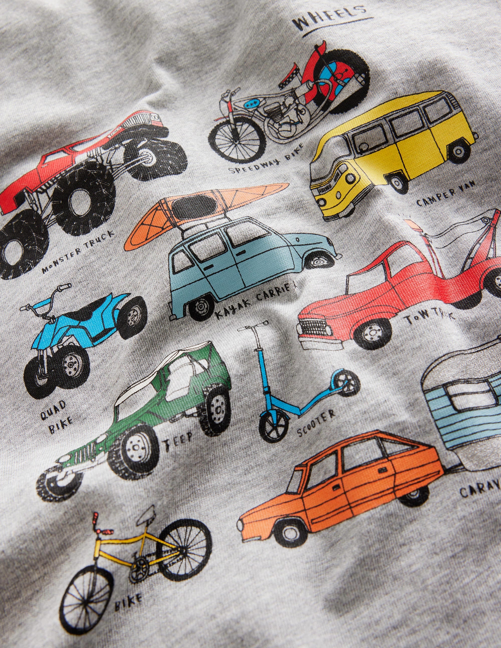 Raglan-T-Shirt mit Fakten-Erdbeerkuchenrot, Fahrzeuge - Image 3
