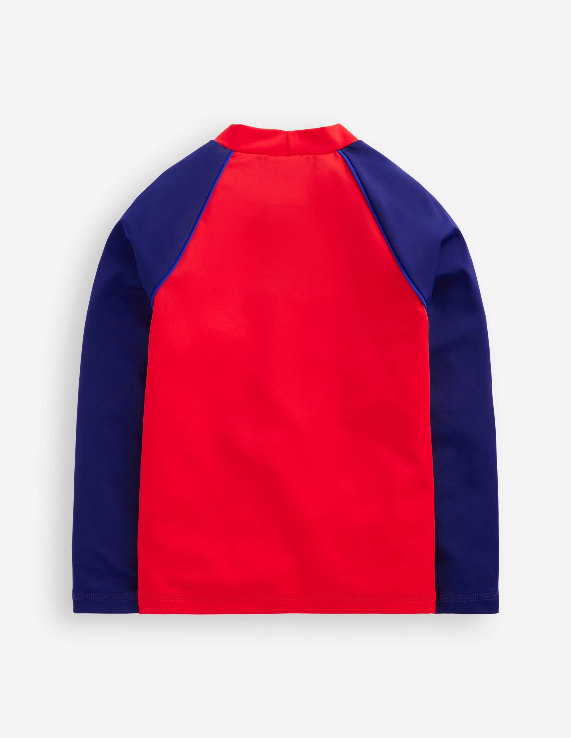 Rash Top in Blockfarben-Mohnblumenrot - Image 2