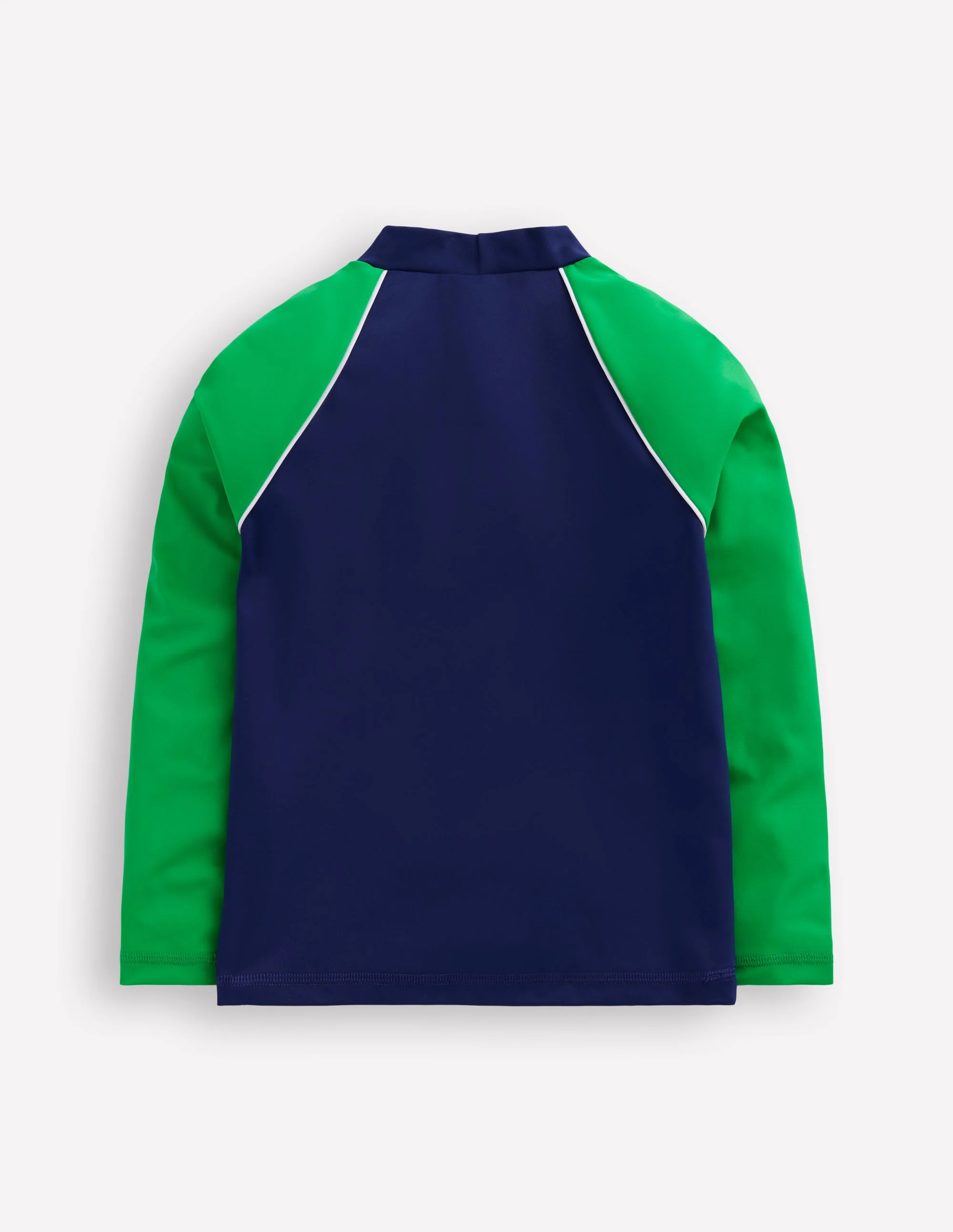 Rash Top in Blockfarben-Saphirblau - Image 2