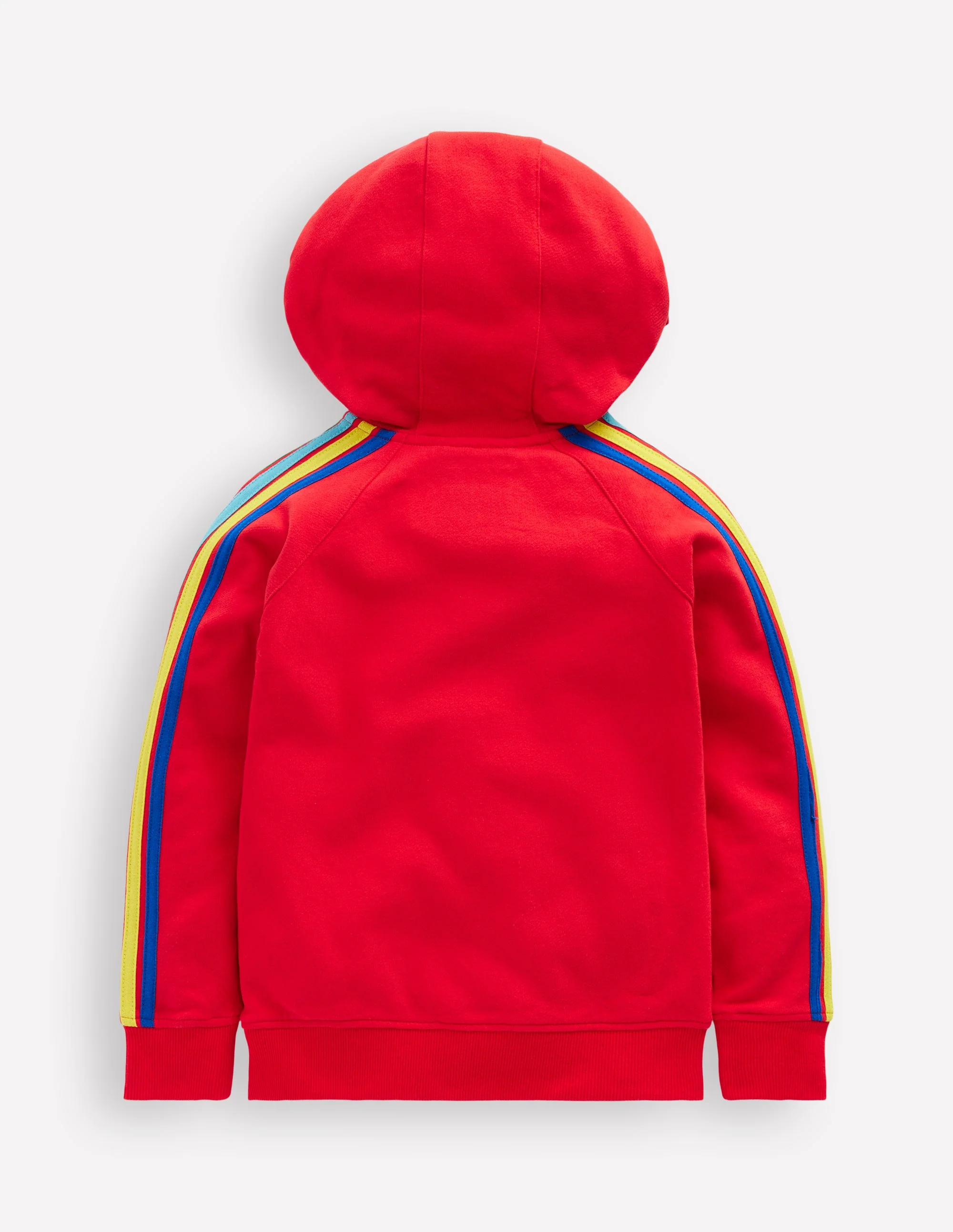 Regenbogen-Kapuzenjacke-Kirschrot - Image 2