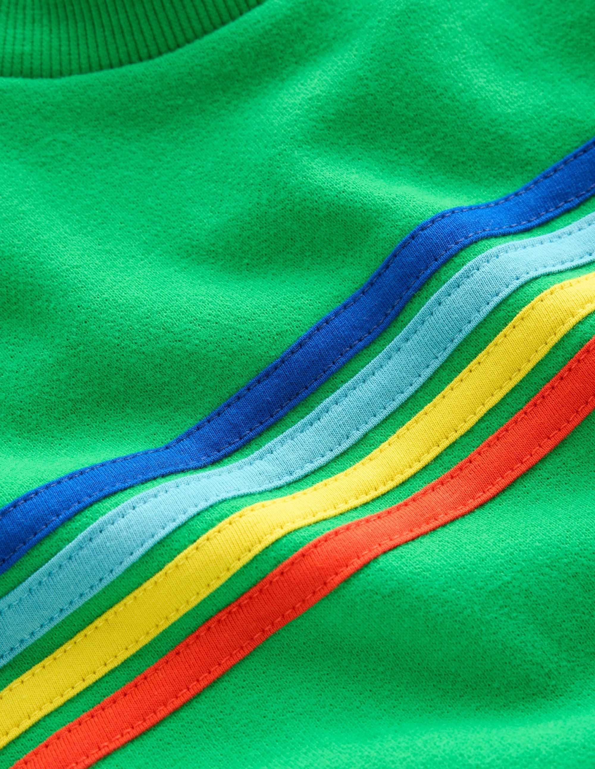 Regenbogen-Sweatshirt-Baumgrün - Image 3