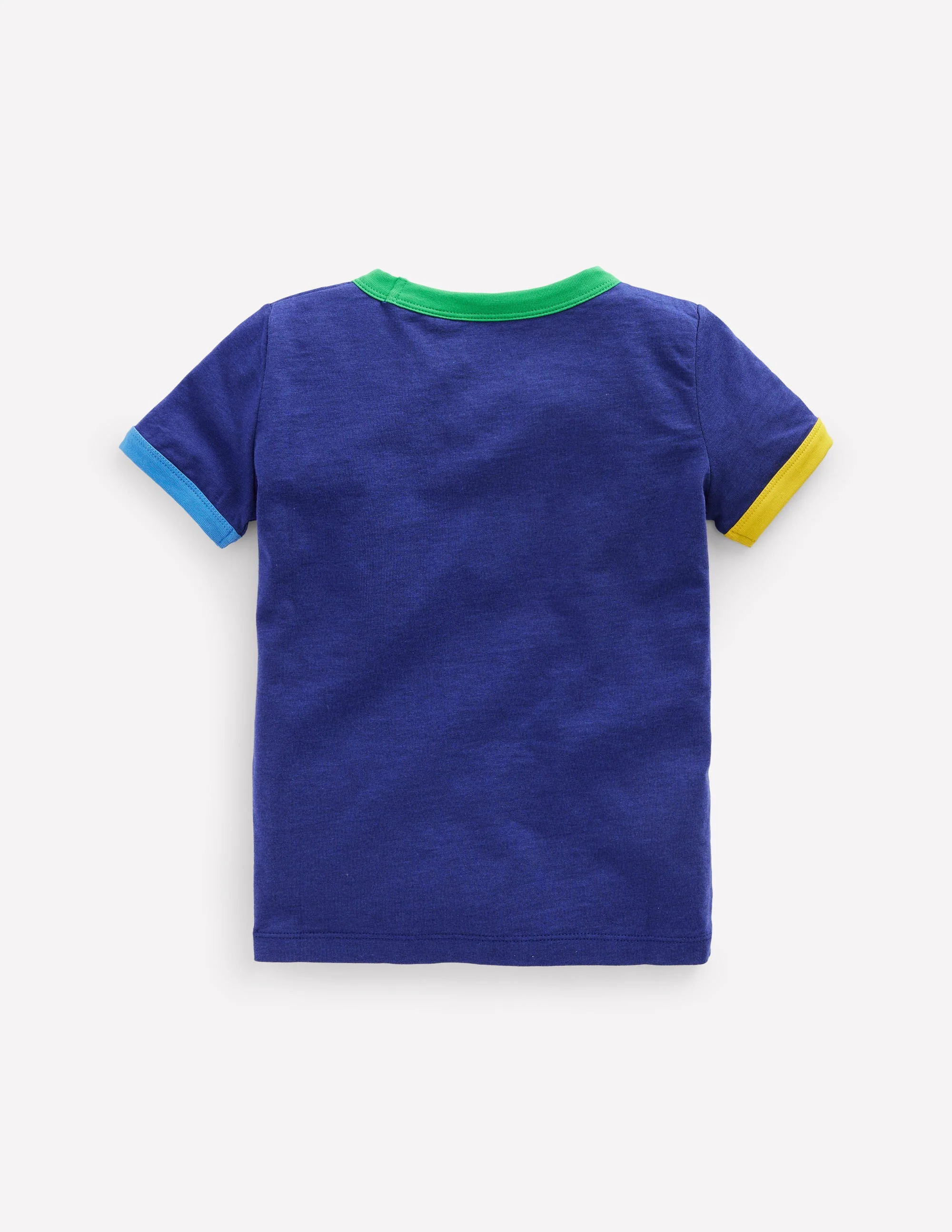 Ringer-T-Shirt-Aristocratic Blue/ Ivory Stripe - Image 2