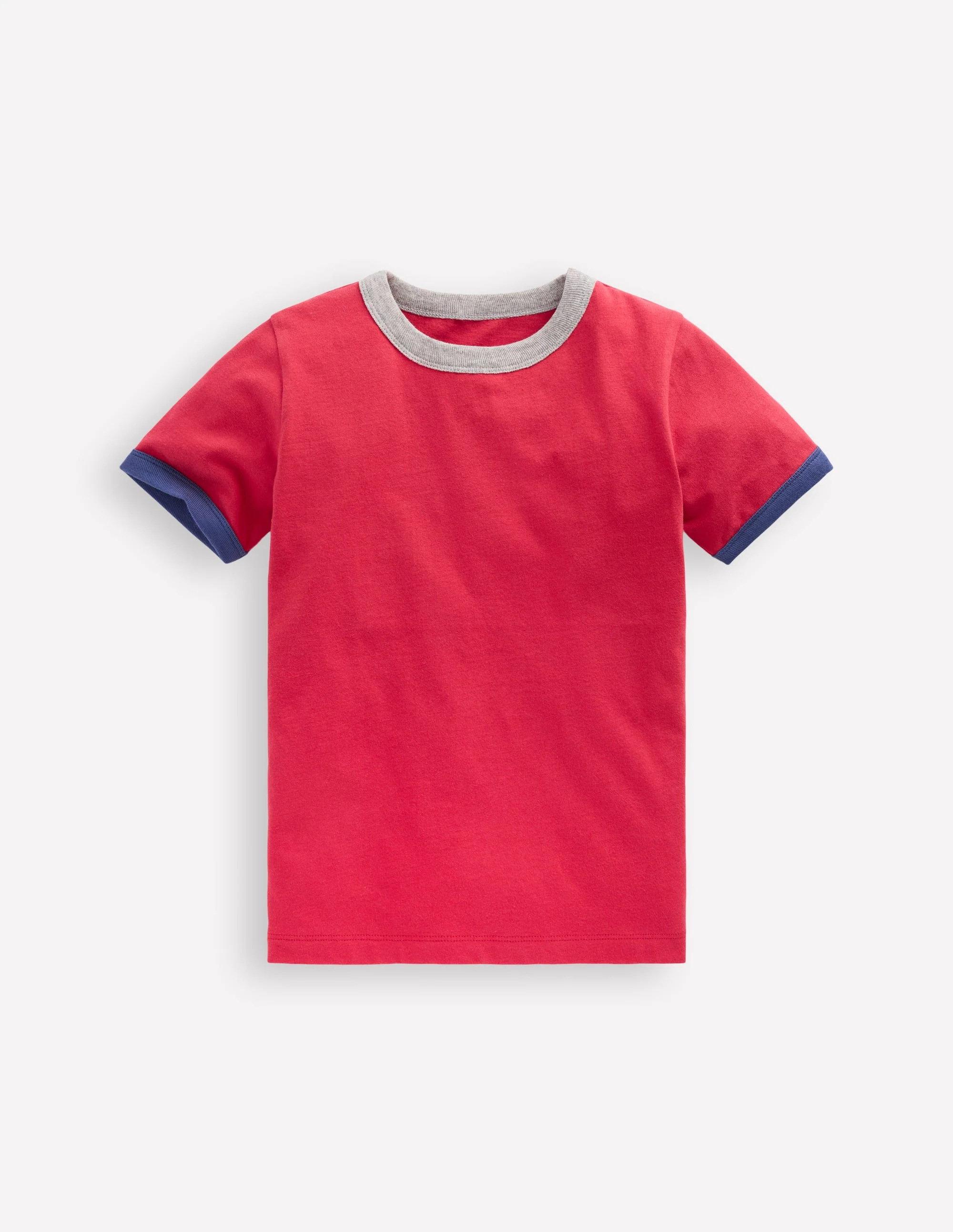 Ringer-T-Shirt-Cherrytomatenrot - Image 2