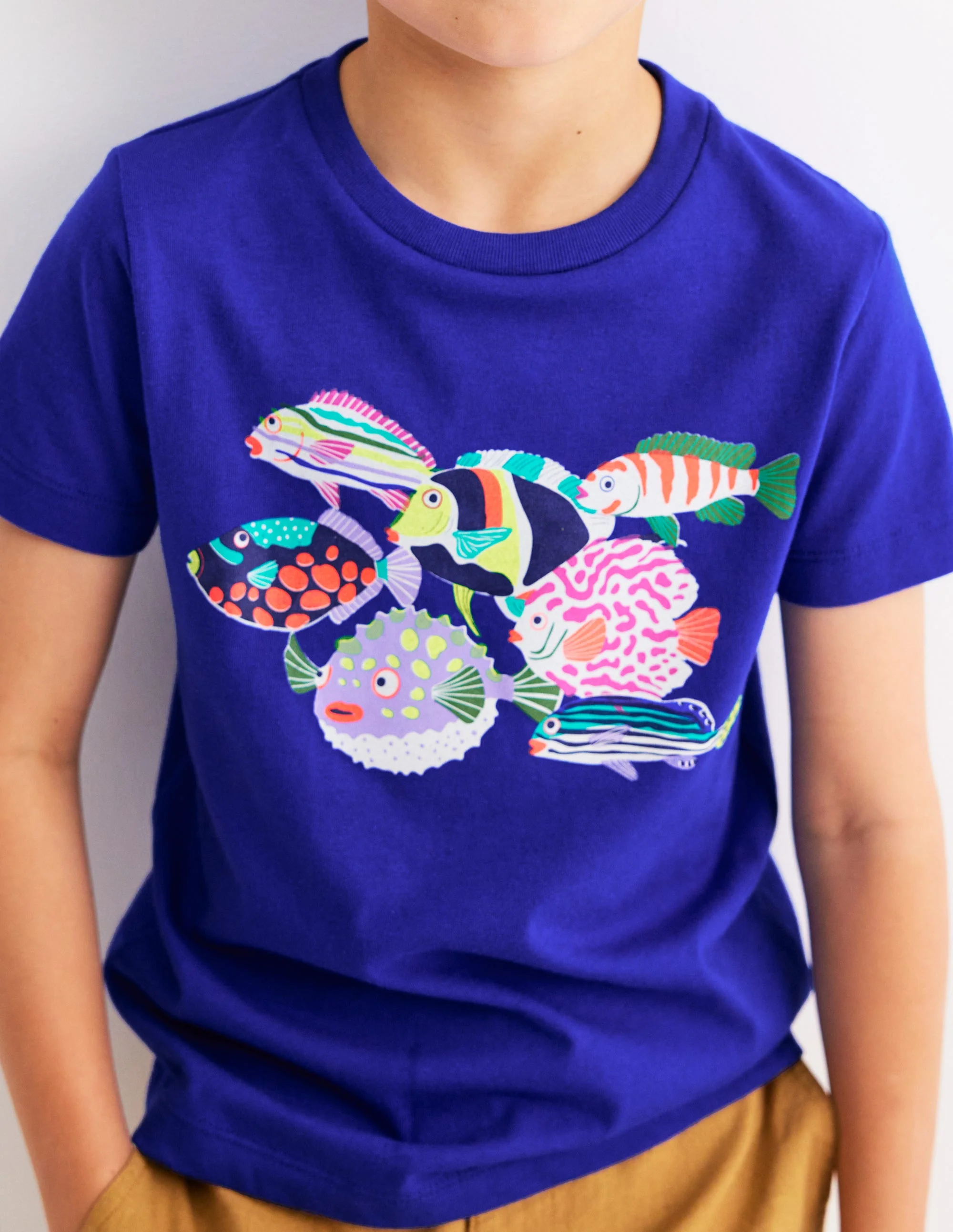Riso T-Shirt-Blaureiher Fisch - Image 2