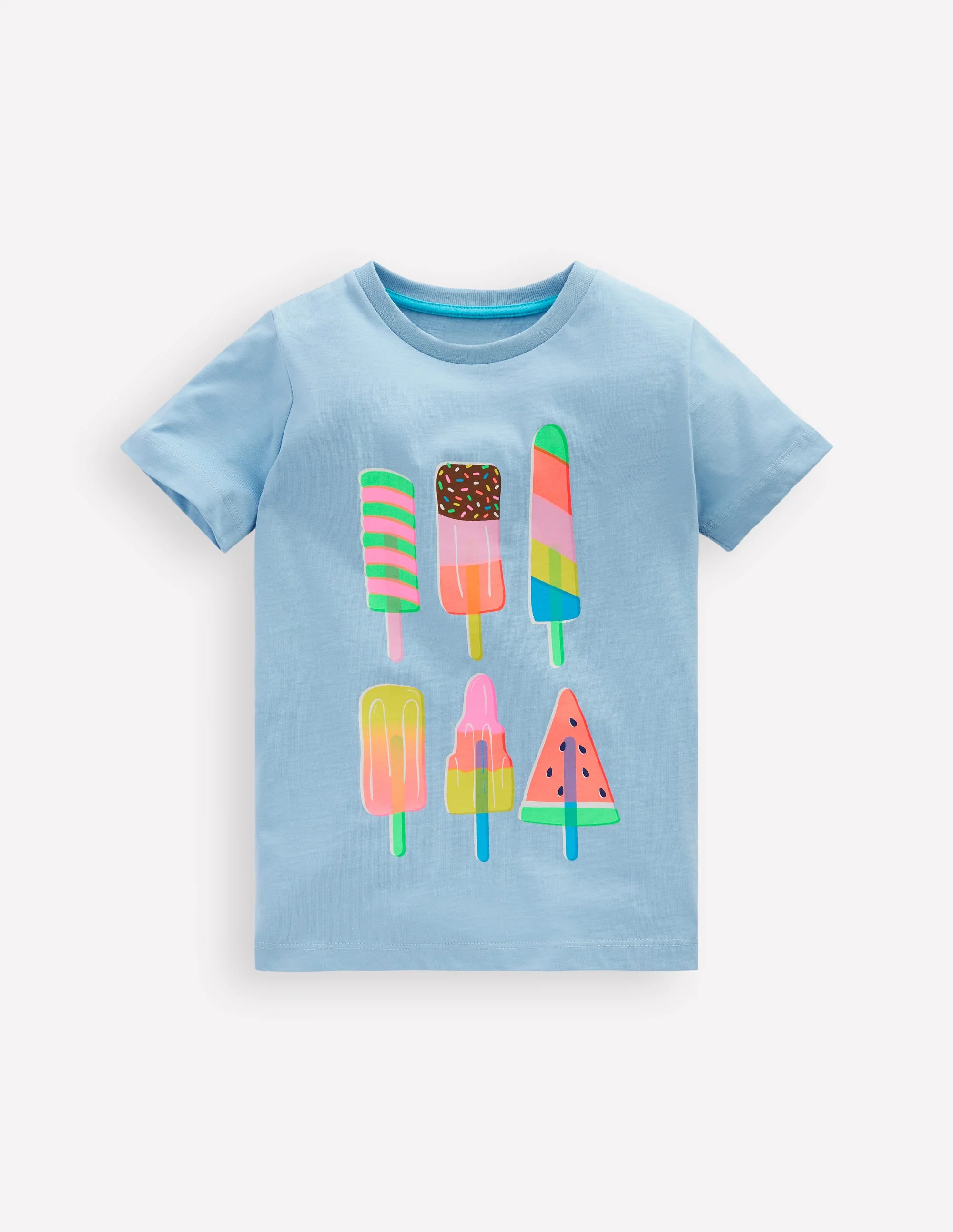 Riso T-Shirt-Gletscherblau Eis