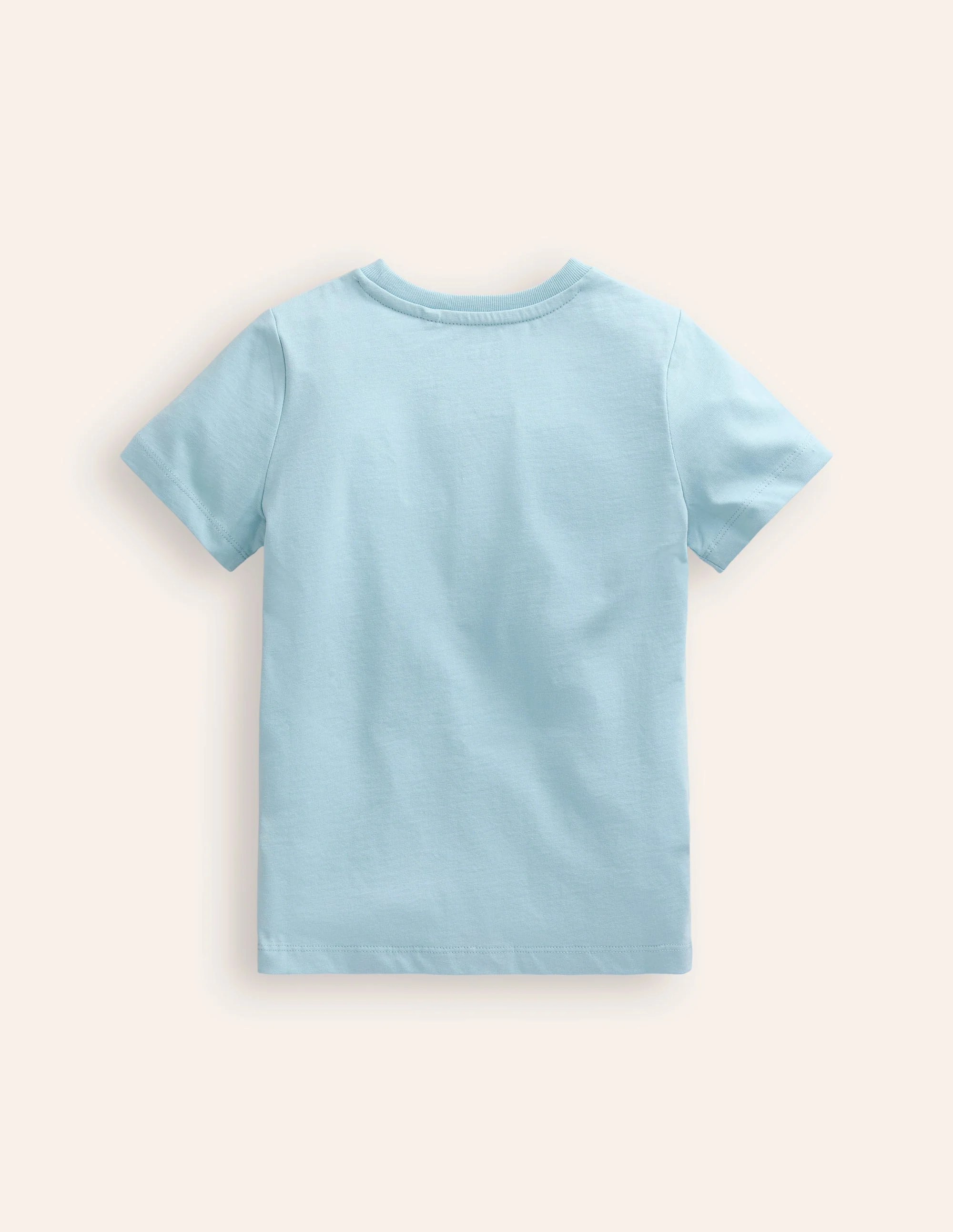 Riso T-Shirt mit Druck-Vintage-Blau Planeten - Image 2