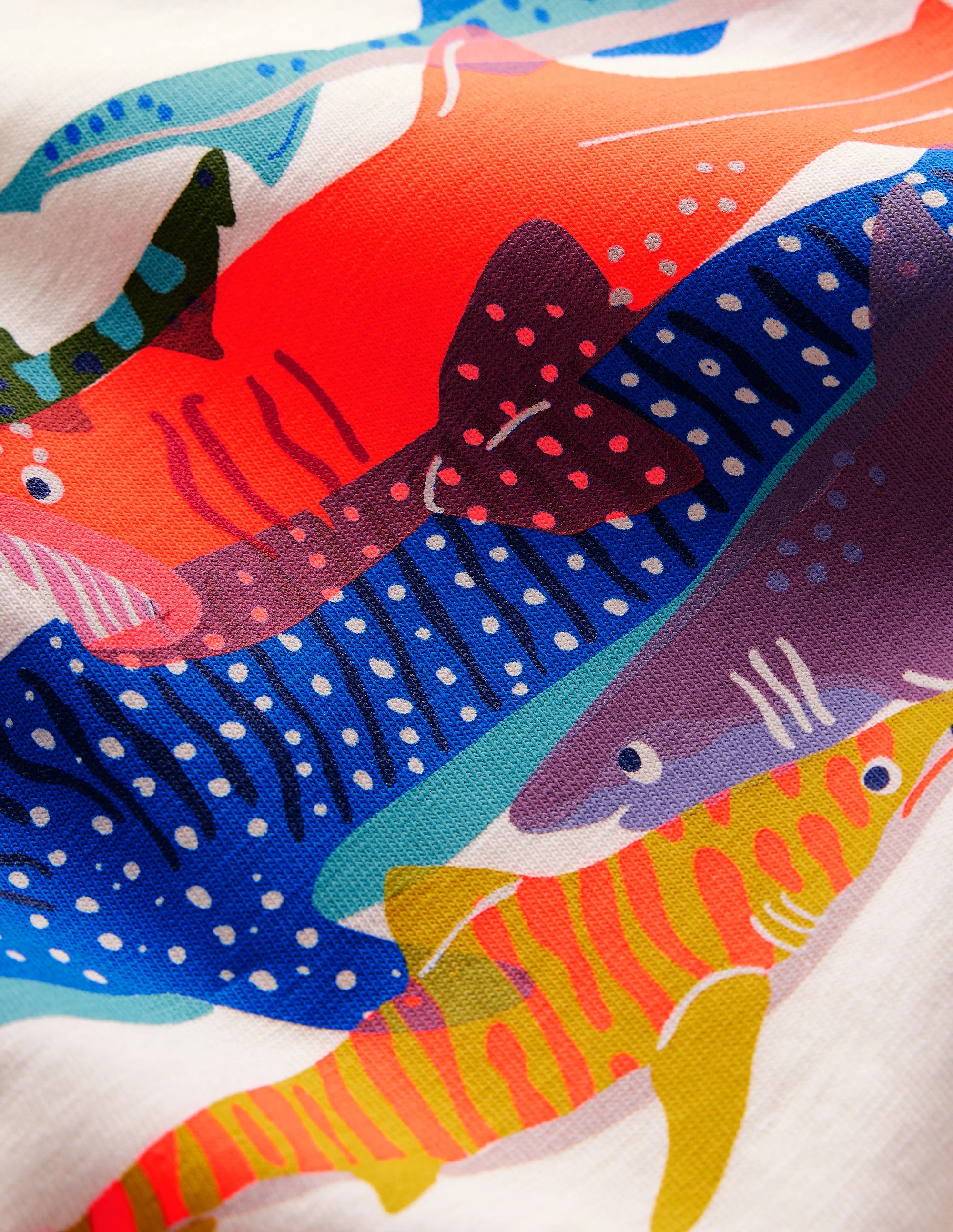 Riso T-Shirt-Sanftes Naturweiß Haie - Image 3