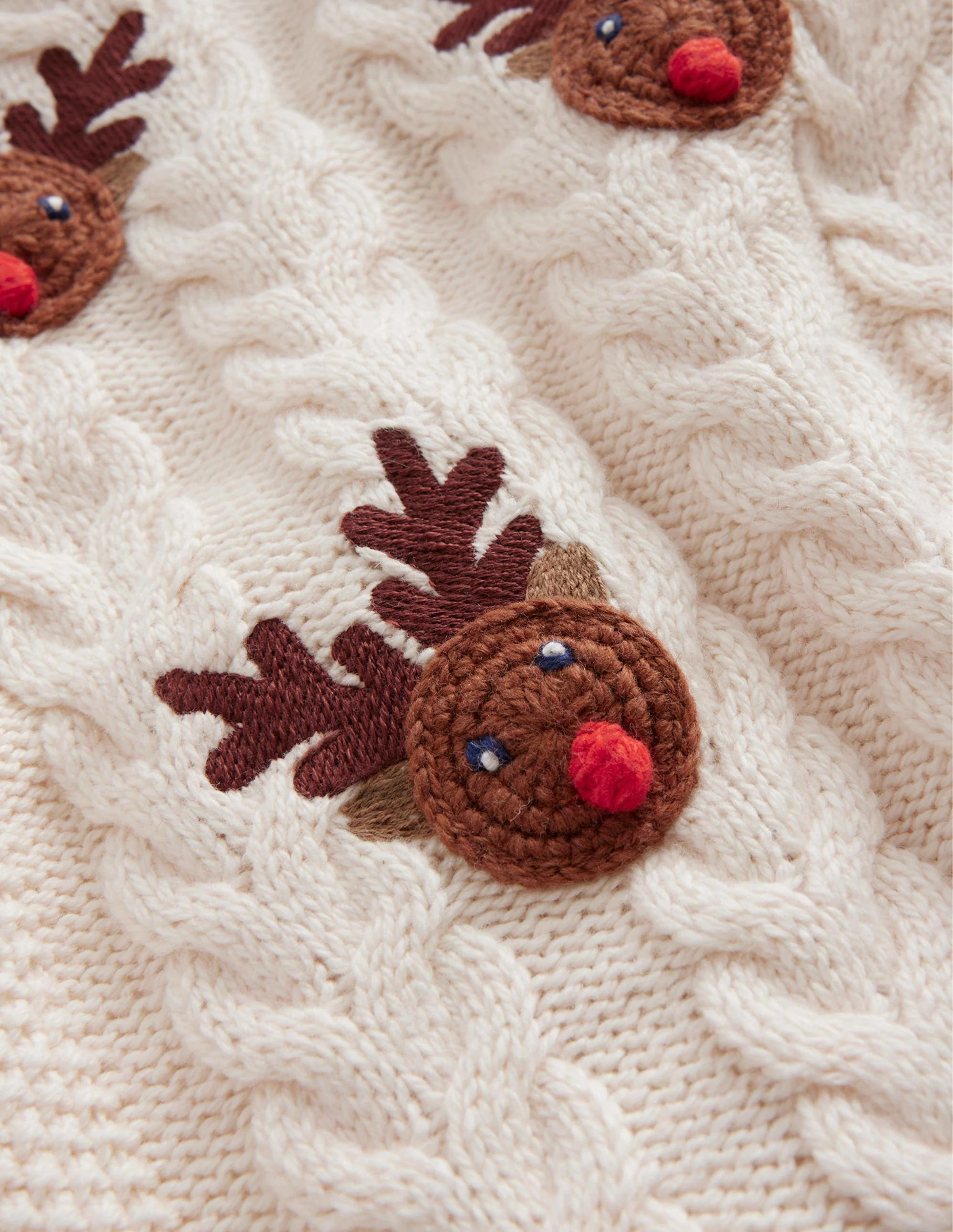 Rudolf Bommel-Pullover-Beige Meliert - Image 3