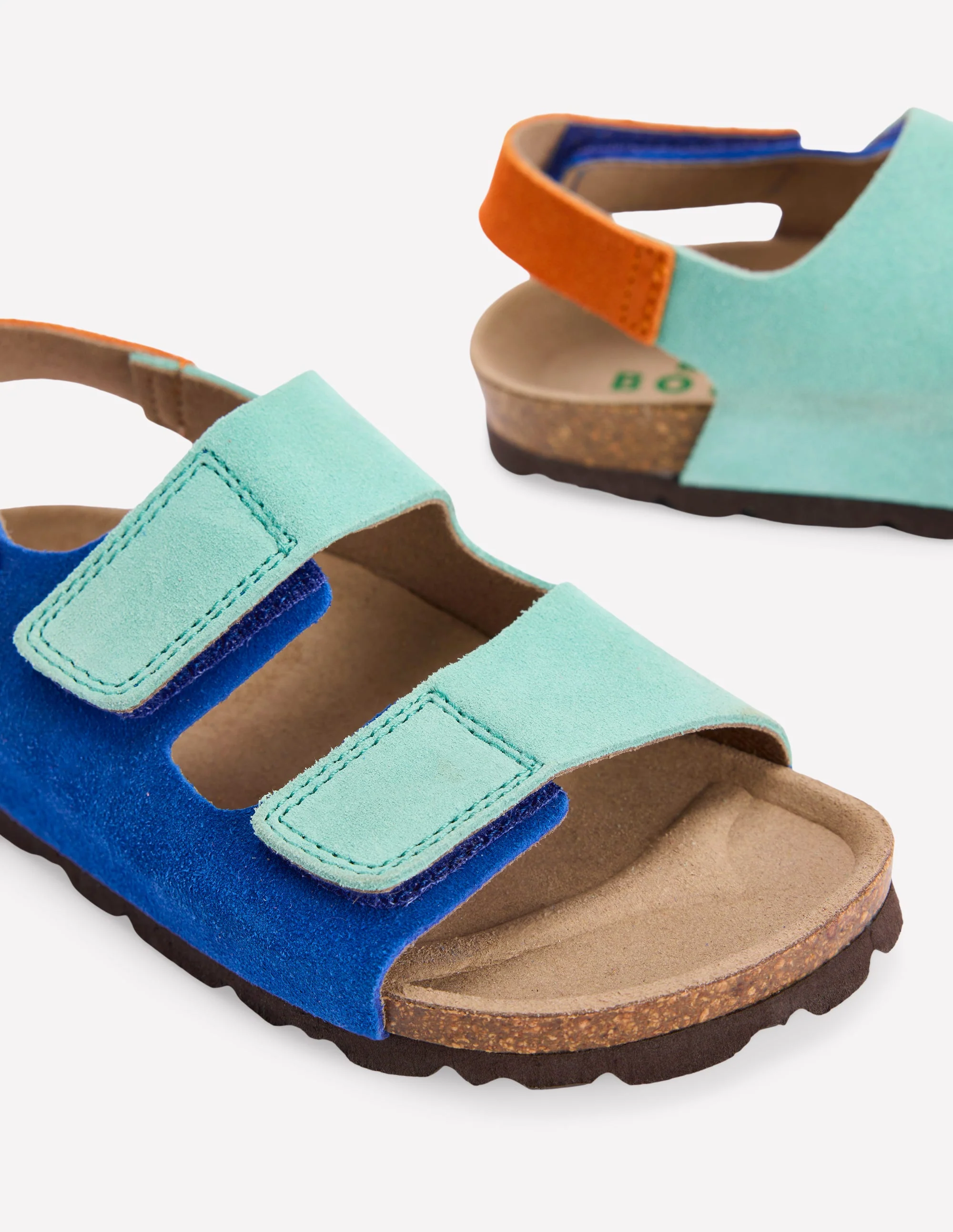Sandalen in Blockfarben-Blau Blockfarben - Image 3