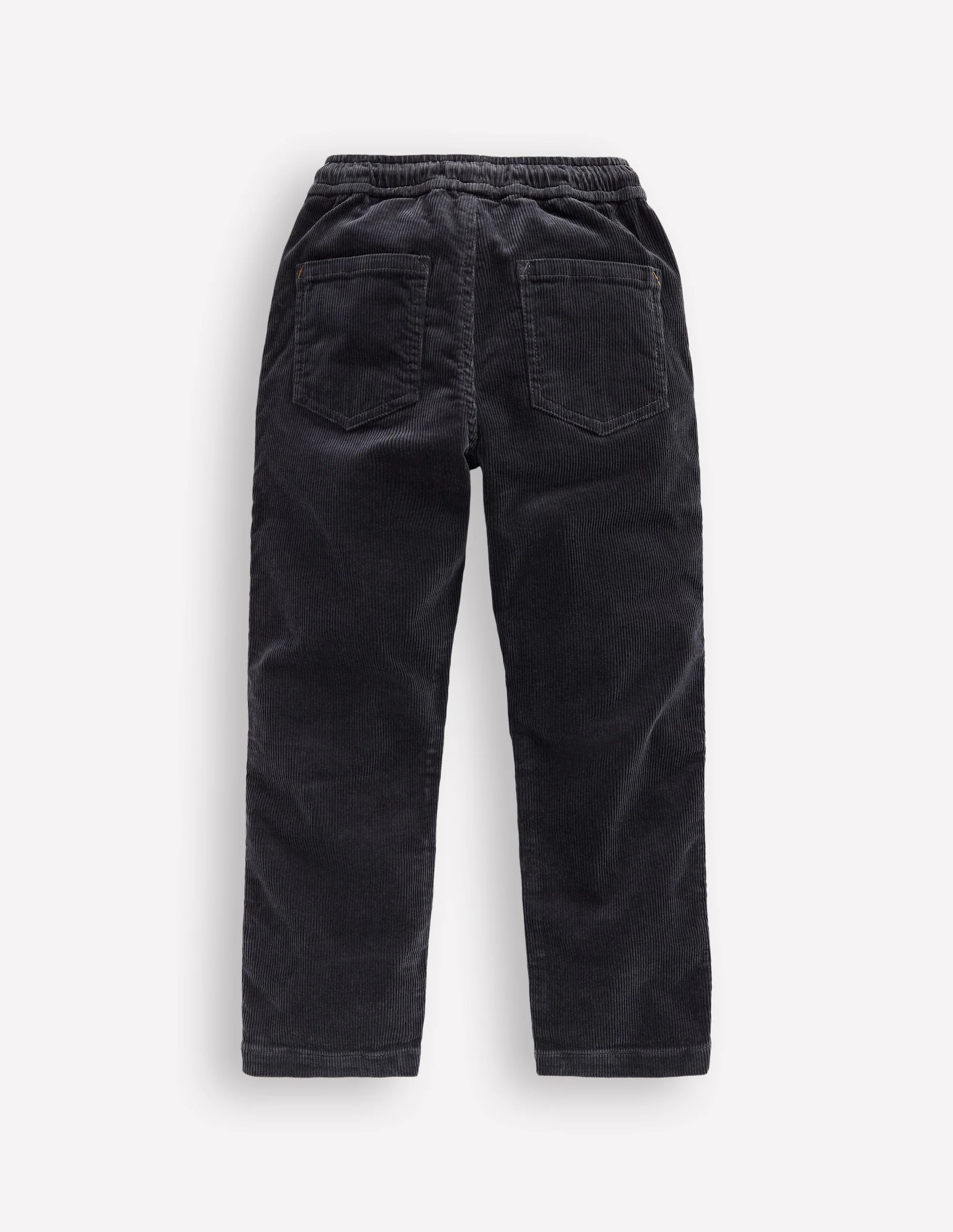Schmal geschnittene Hose zum Hineinschlüpfen-Anthrazit Cord - Image 2