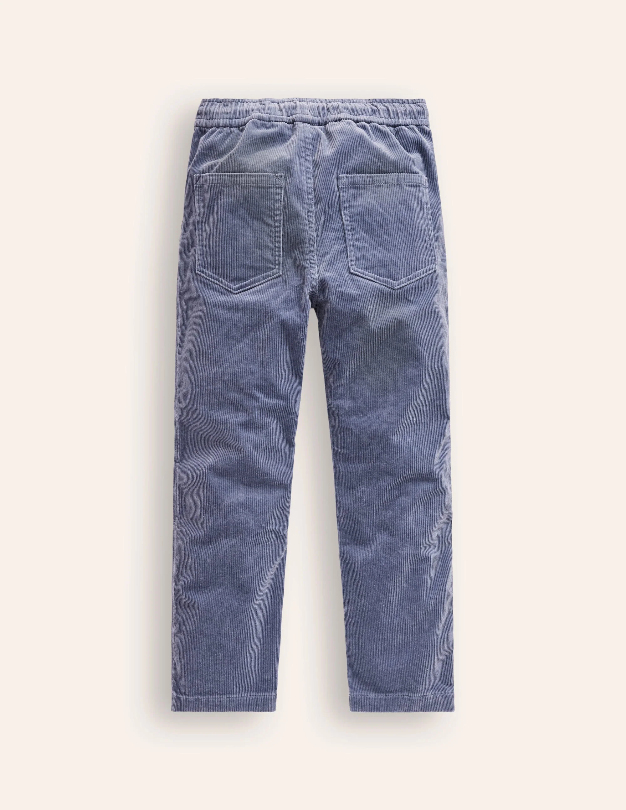 Schmal geschnittene Hose zum Hineinschlüpfen-Aschgrau Kordel - Image 2