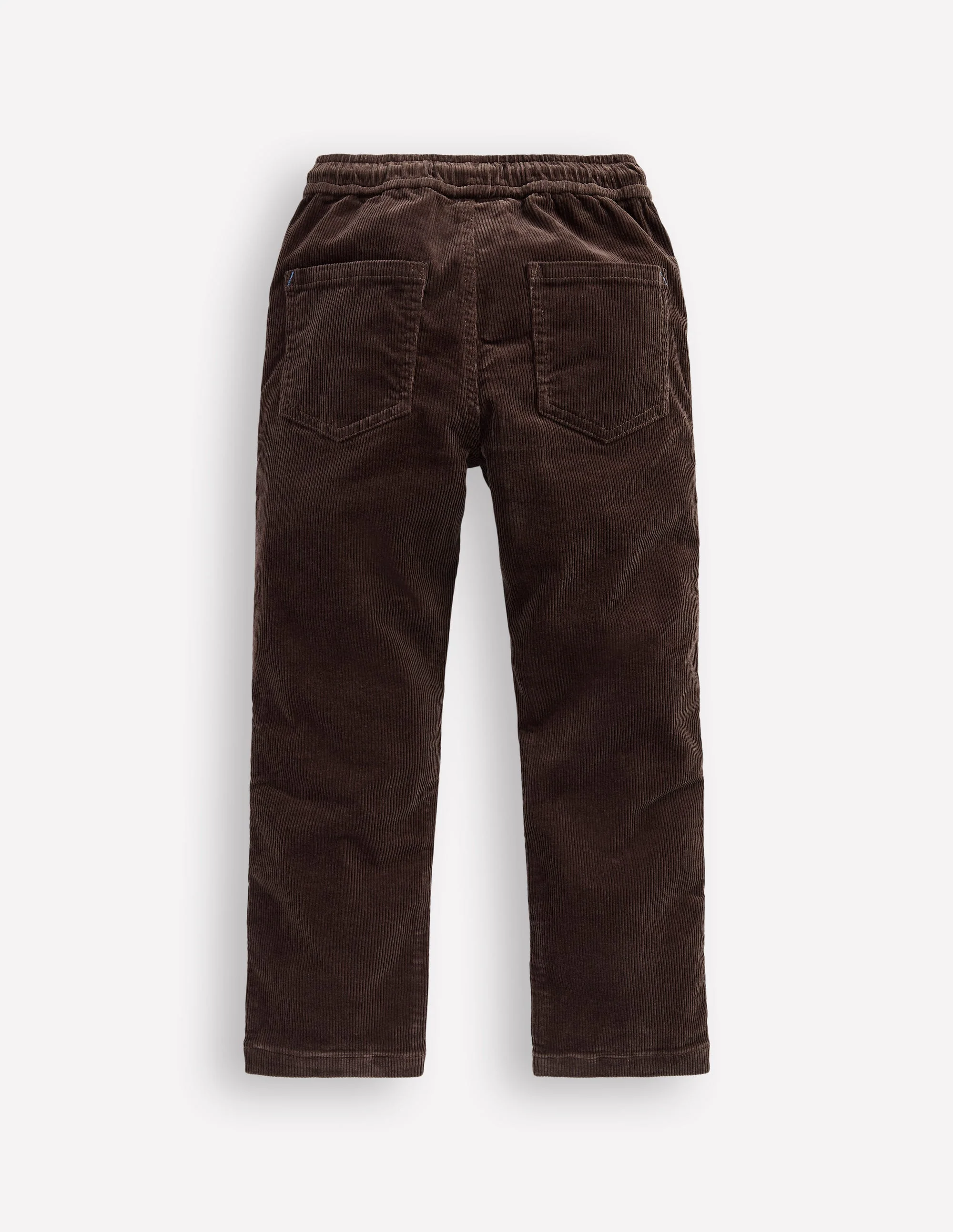 Schmal geschnittene Hose zum Hineinschlüpfen-Espresso Cord - Image 2