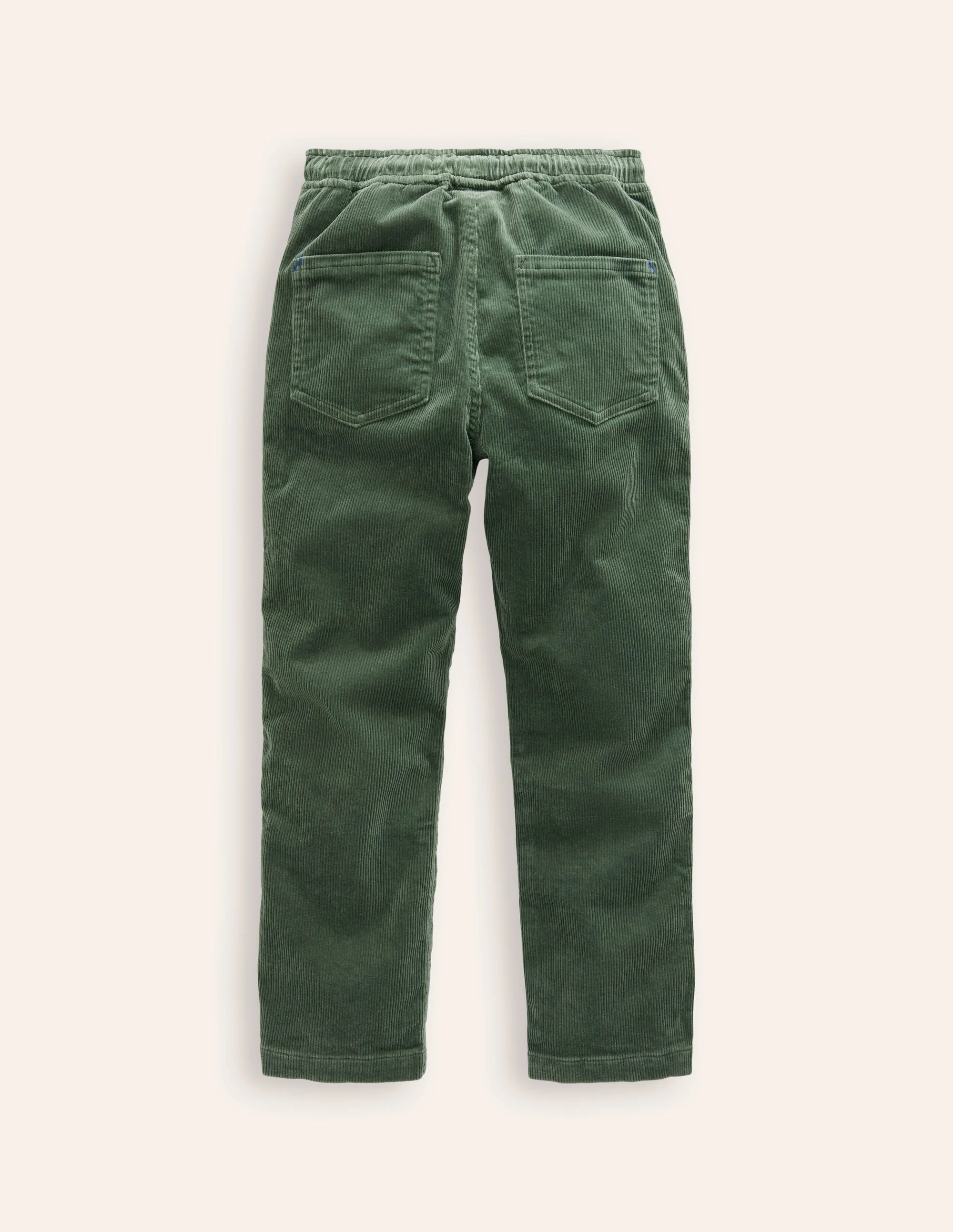 Schmal geschnittene Hose zum Hineinschlüpfen-Flaschengrün Seil - Image 2
