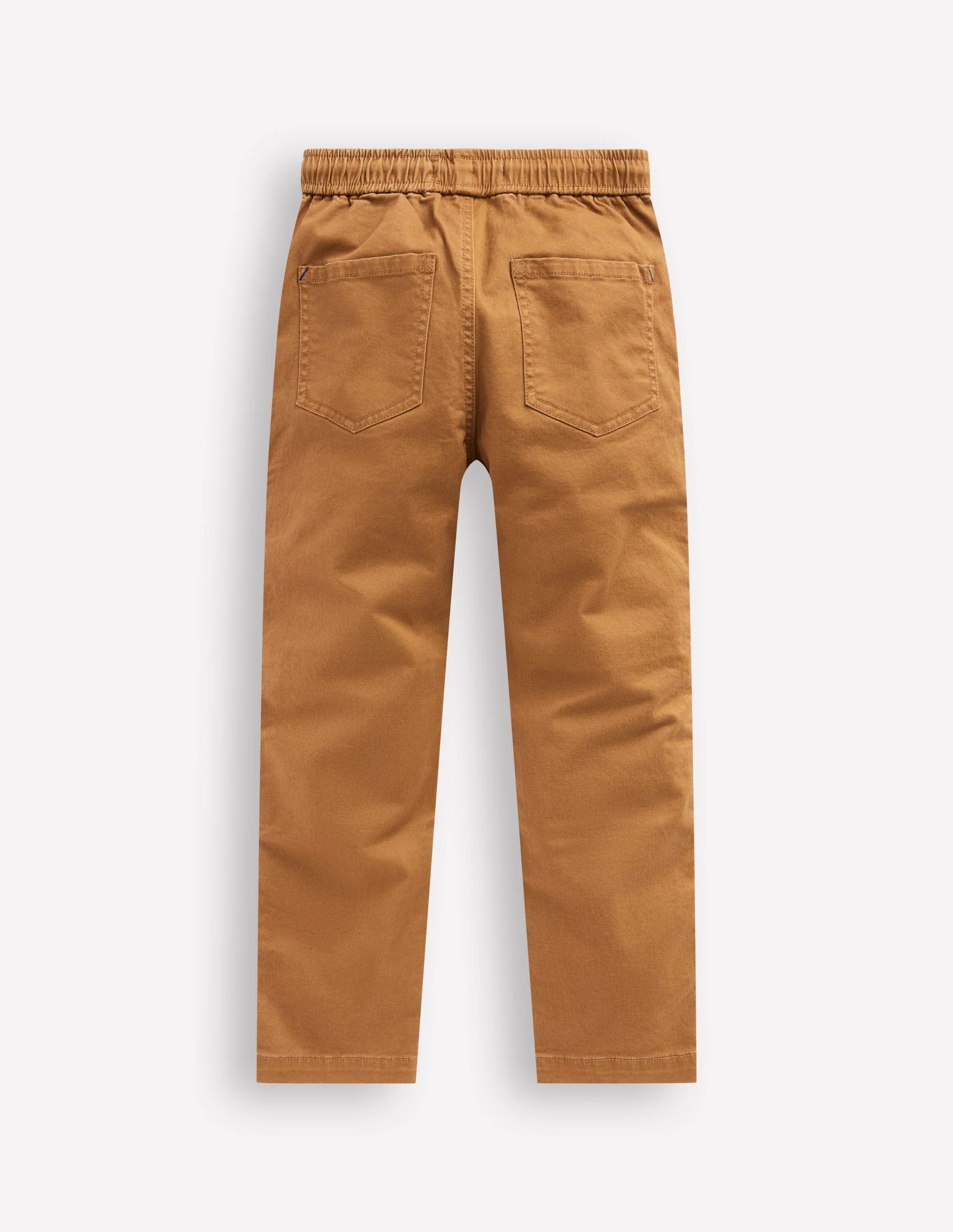 Schmal geschnittene Hose zum Hineinschlüpfen-Karamellbonbonbraun - Image 2