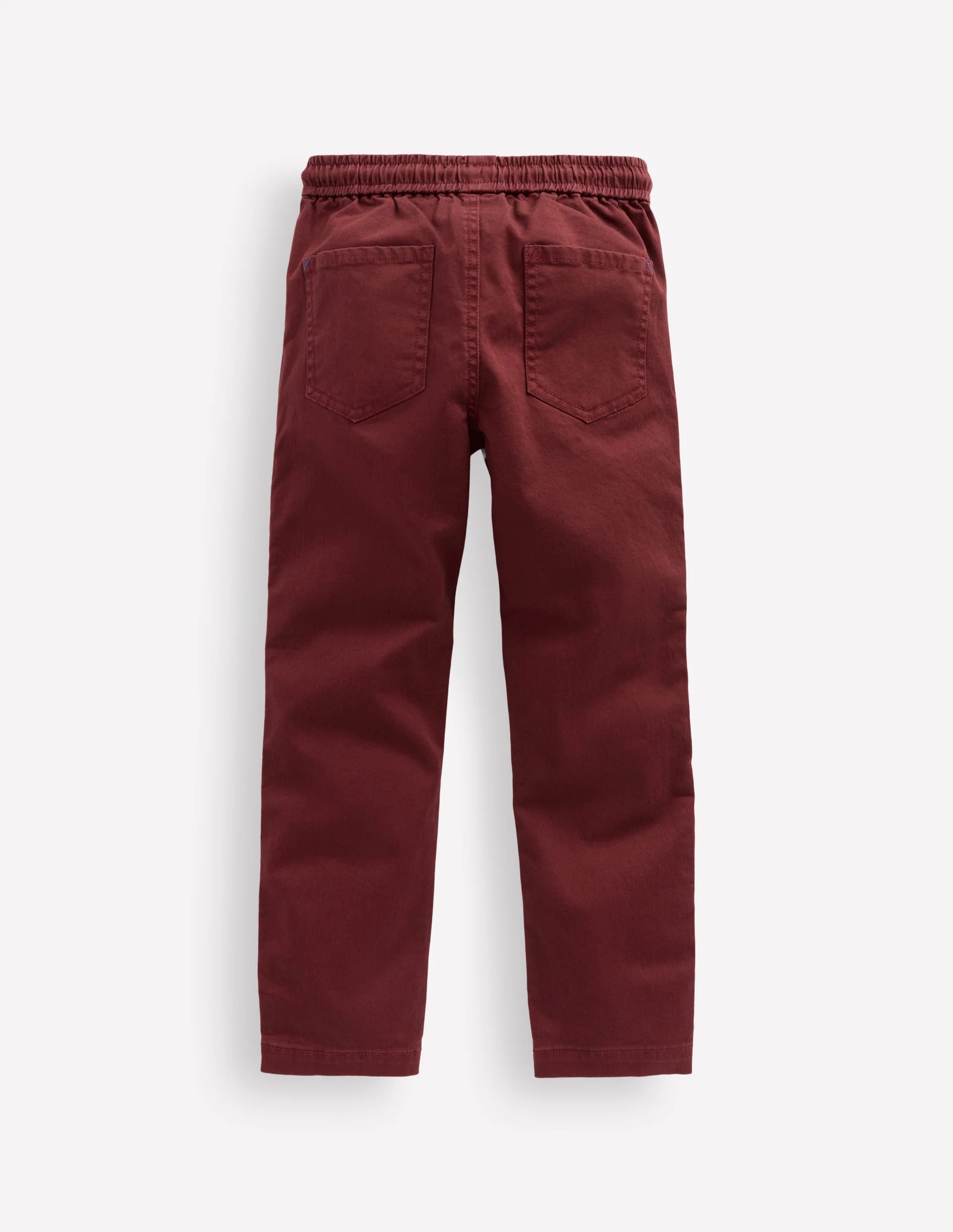 Schmal geschnittene Hose zum Hineinschlüpfen-Kastanie - Image 2