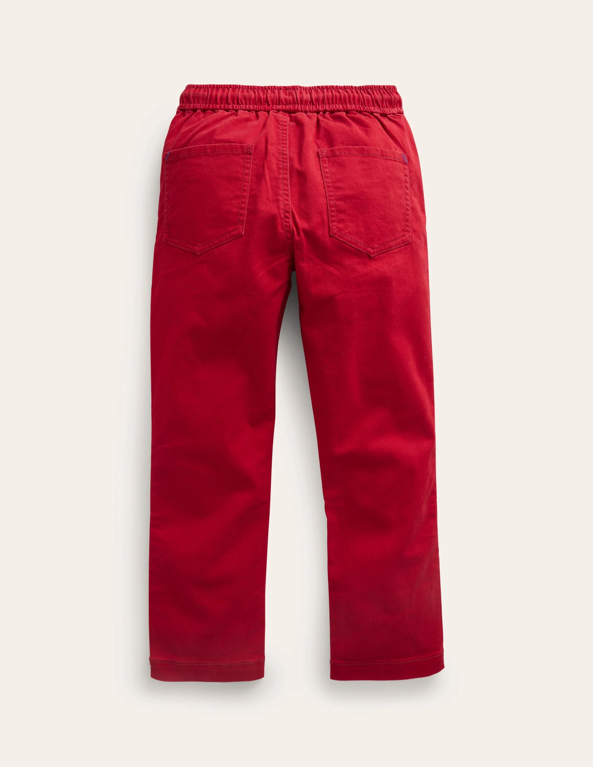 Schmal geschnittene Hose zum Hineinschlüpfen-Royales Rot - Image 2