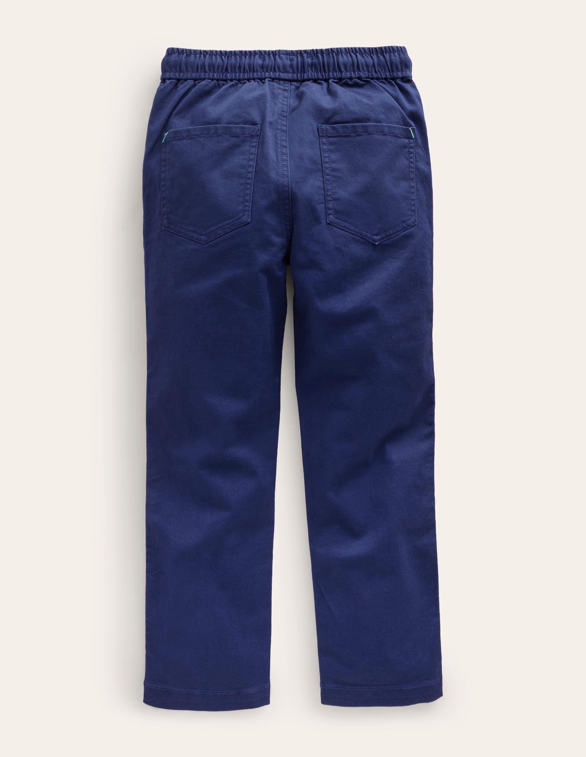 Schmal geschnittene Hose zum Hineinschlüpfen-Schuluniform-Marineblau Cord - Image 2