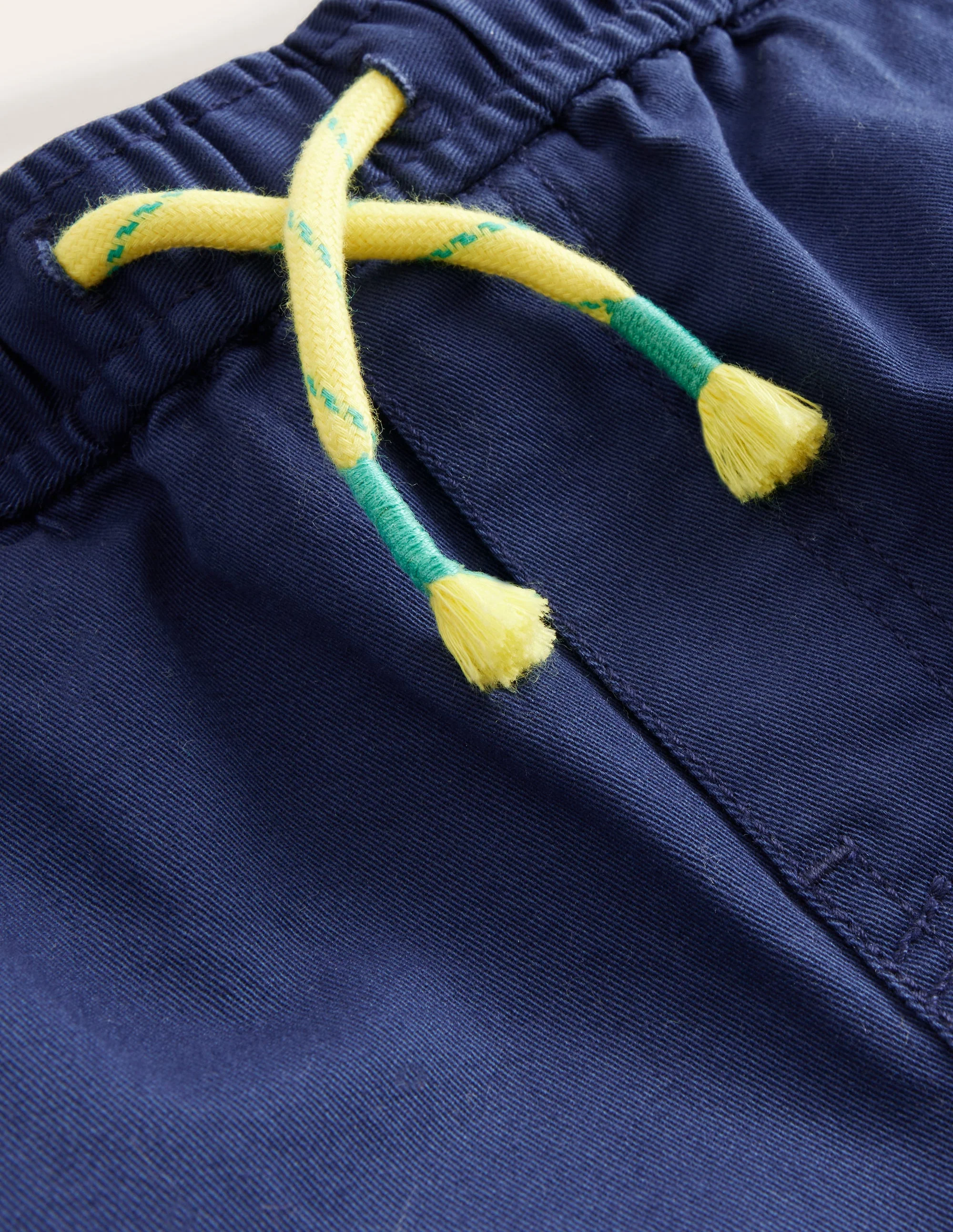 Schmal geschnittene Hose zum Hineinschlüpfen-Schuluniform-Marineblau Cord - Image 3