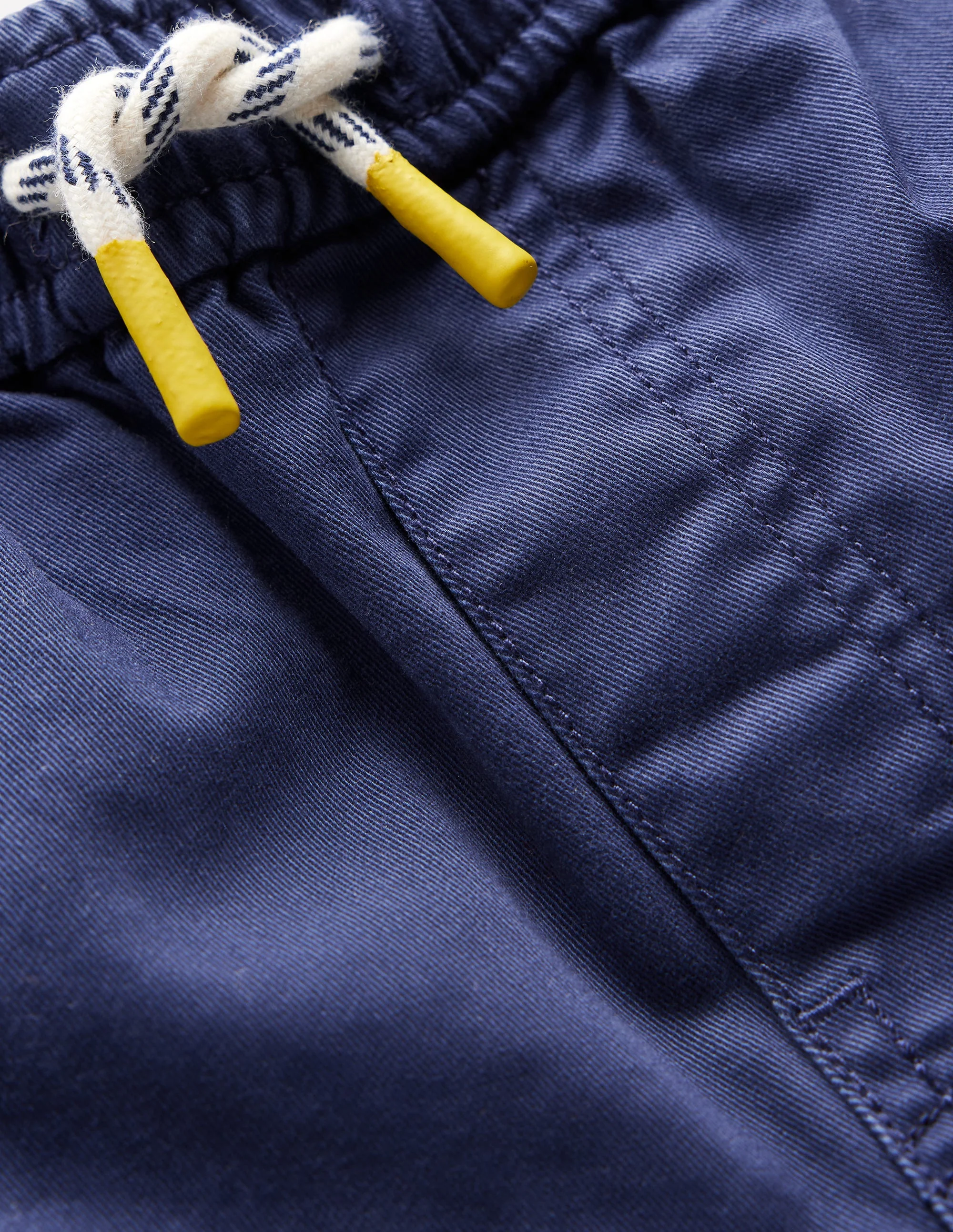 Schmal geschnittene Hose zum Hineinschlüpfen-Schuluniform-Marineblau Twill - Image 3
