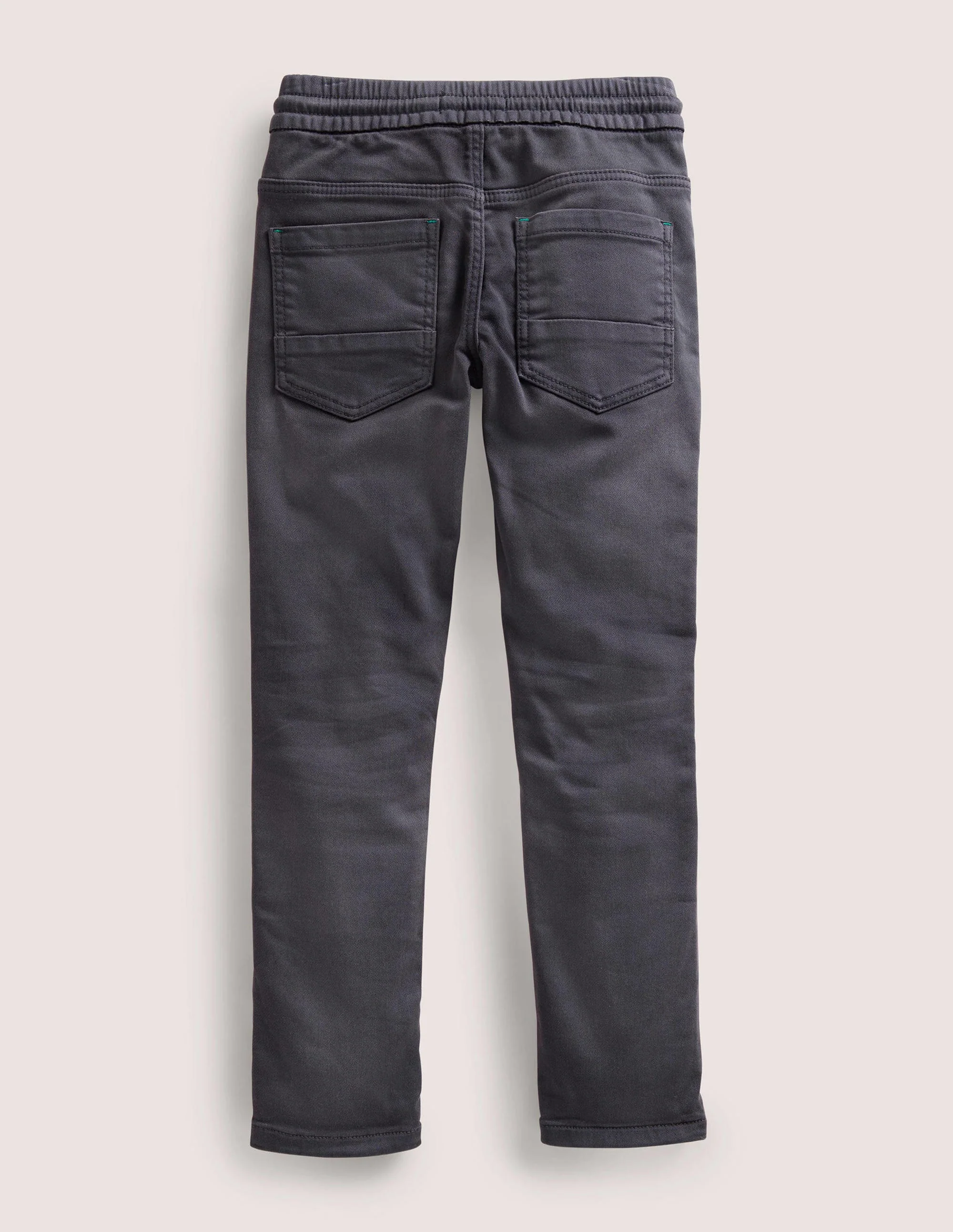 Schmal geschnittene Jersey-Jeans-Rußgrau - Image 2