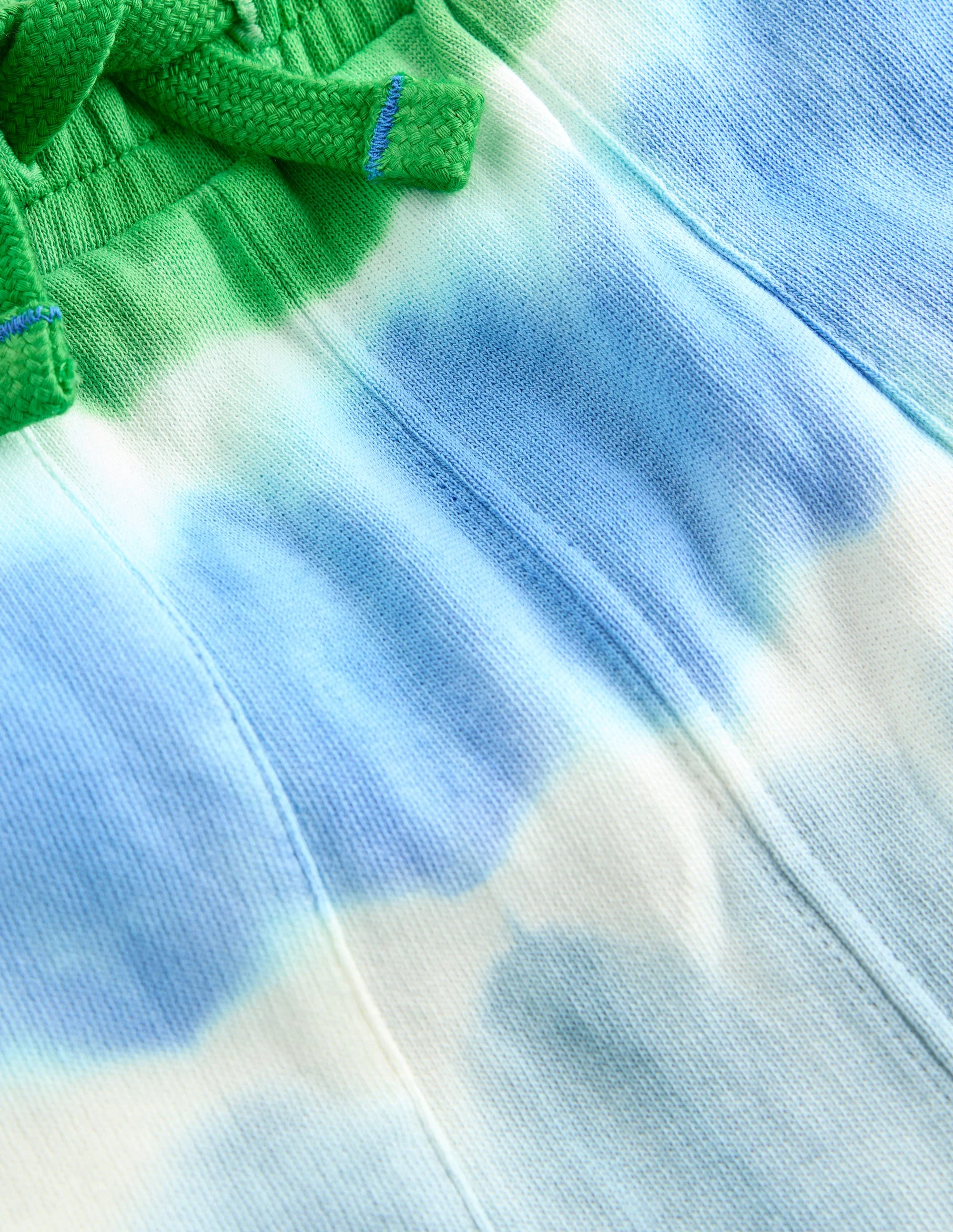 Shorts mit Batikmuster-Grün und Blau - Image 4