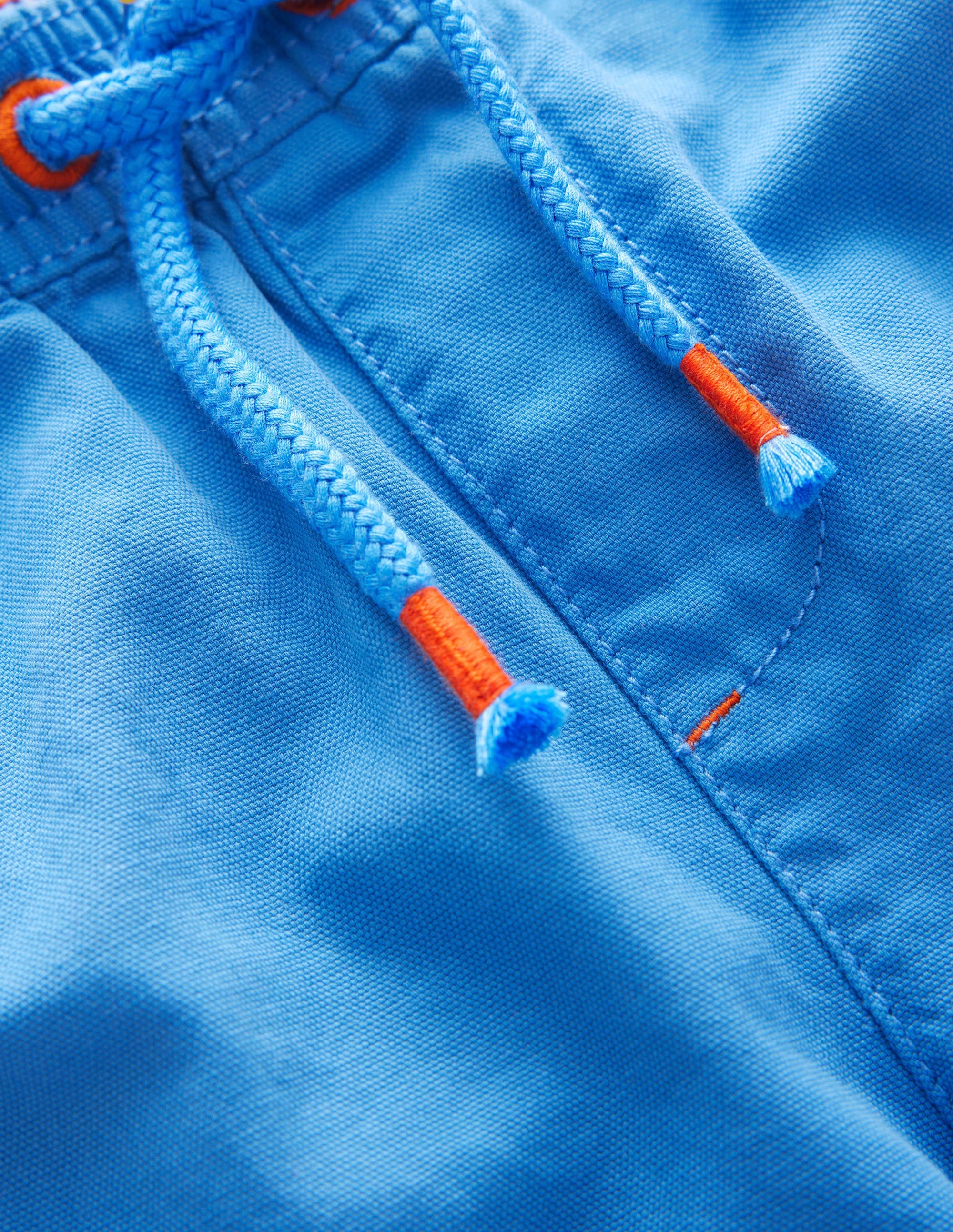 Shorts zum Hineinschlüpfen mit Kordelzug-Blau - Image 3