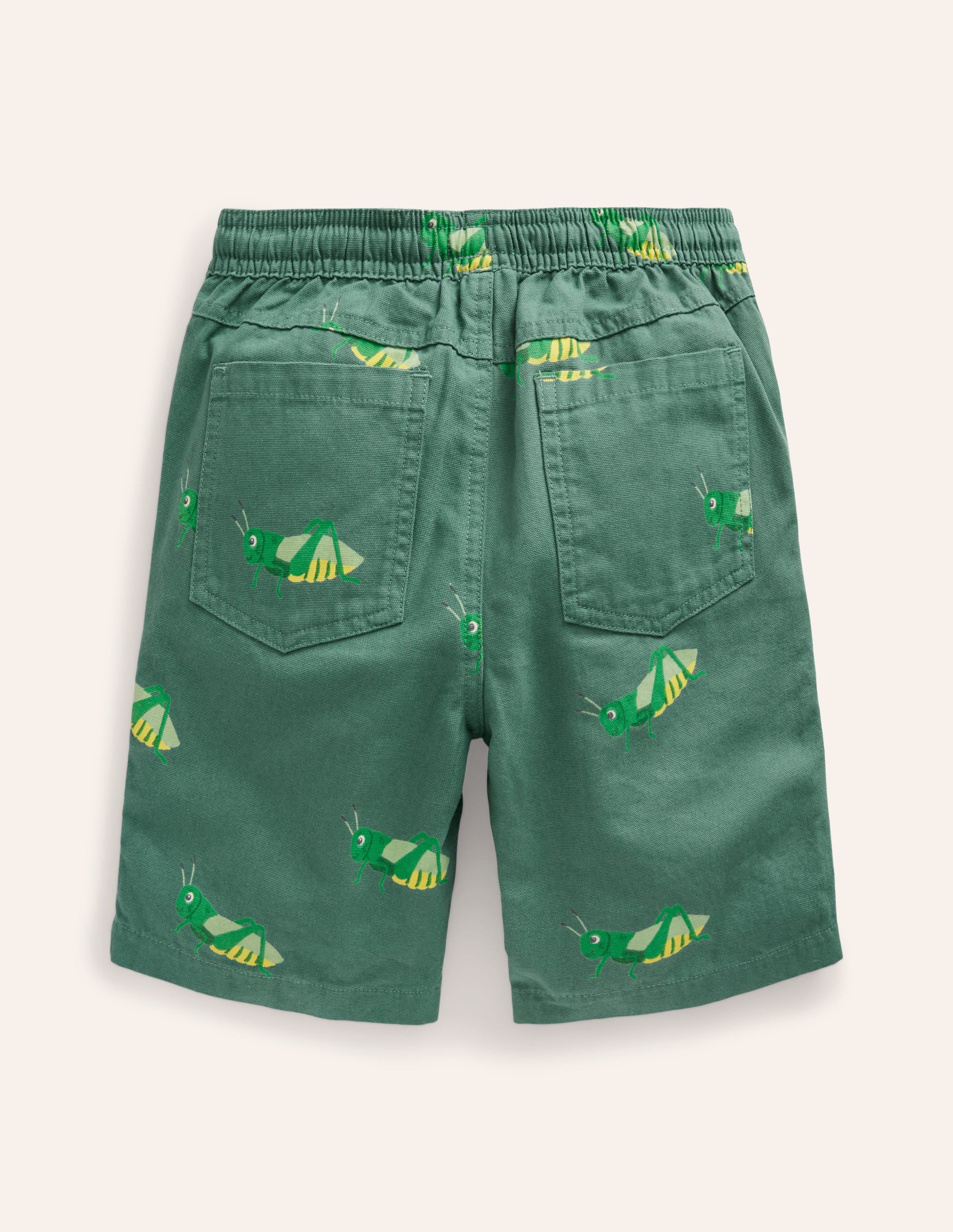 Shorts zum Hineinschlüpfen mit Kordelzug-Erbsengrün Grashüpfer - Image 2