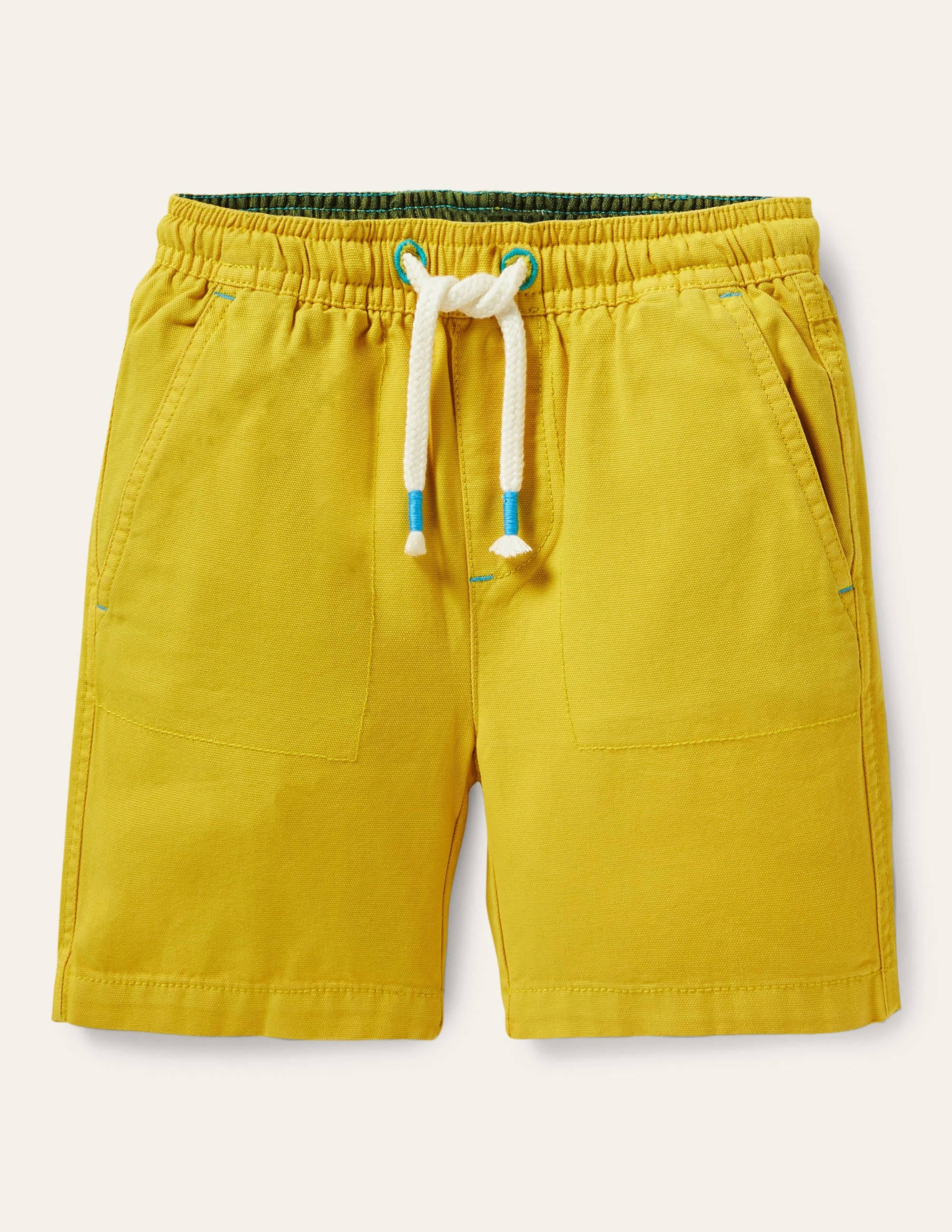 Shorts zum Hineinschlüpfen mit Kordelzug-Narzissengelb