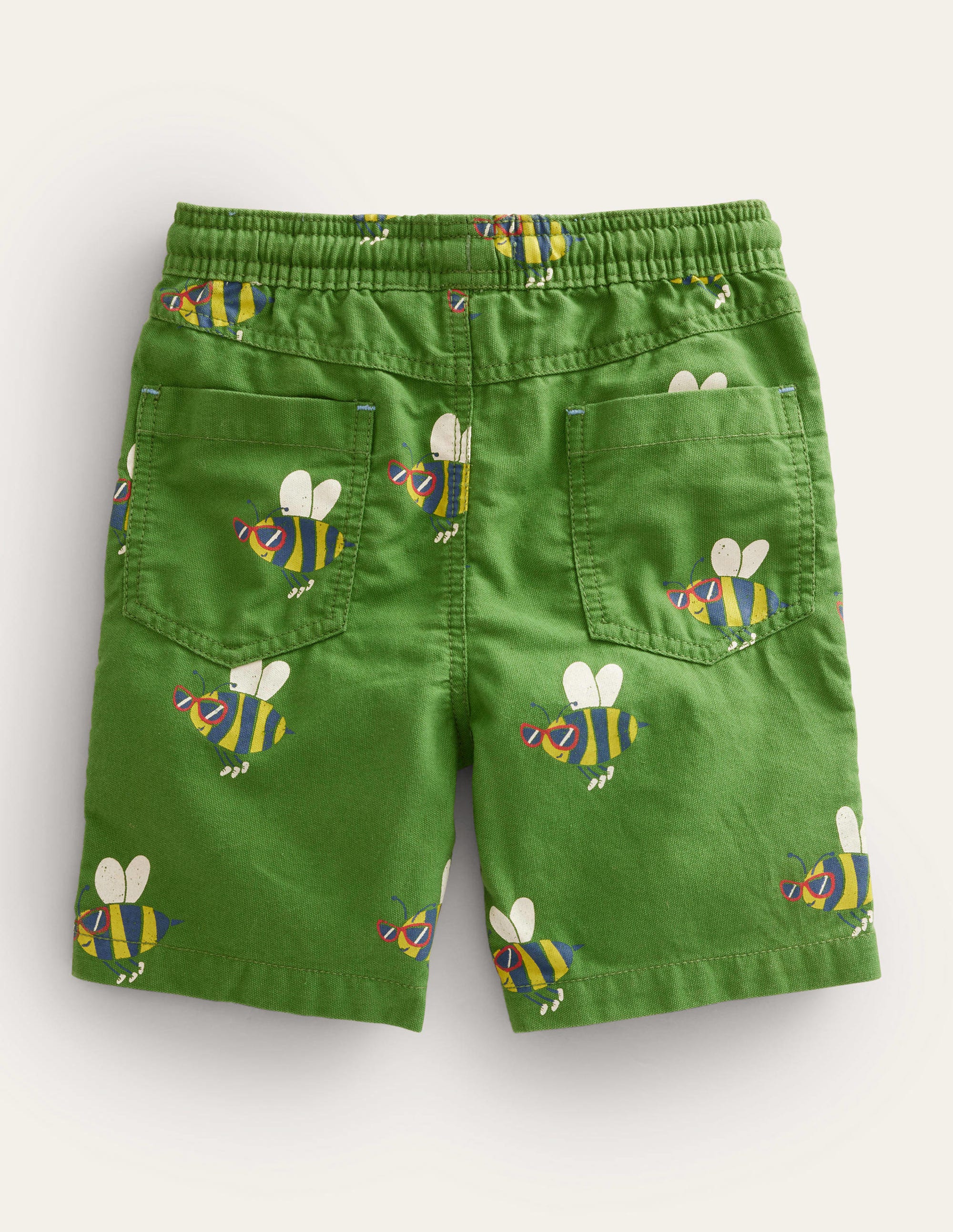 Shorts zum Hineinschlüpfen mit Kordelzug-Safarigrün - Image 2