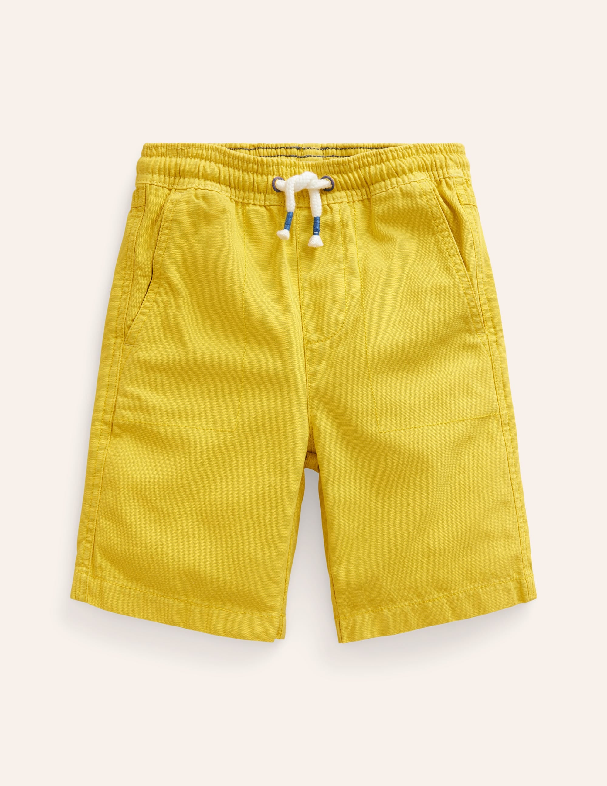 Shorts zum Hineinschlüpfen mit Kordelzug-Zitronengelb