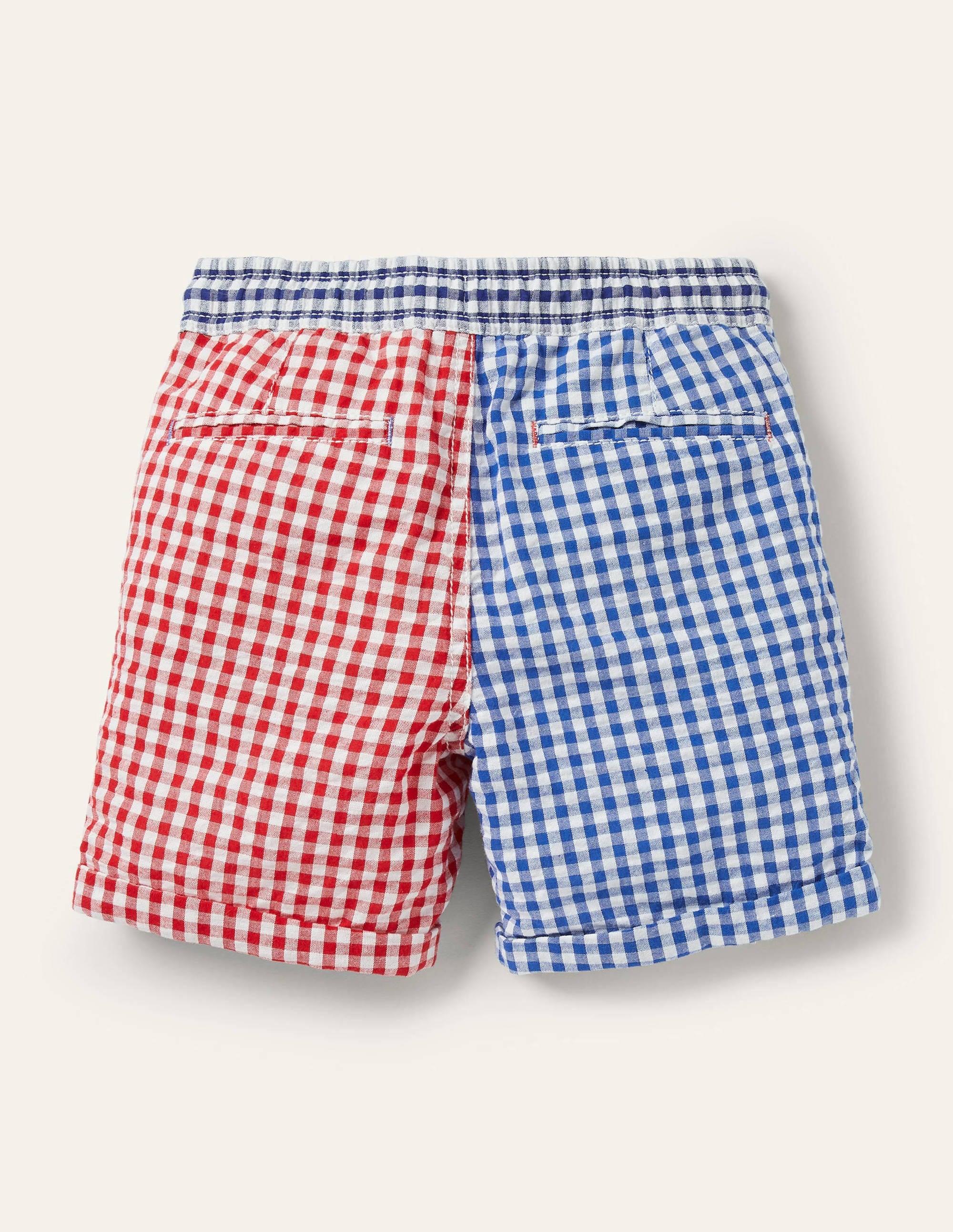 Smarte Shorts zum Hochkrempeln-Rockabilly-Rot/Himmelblau - Image 2