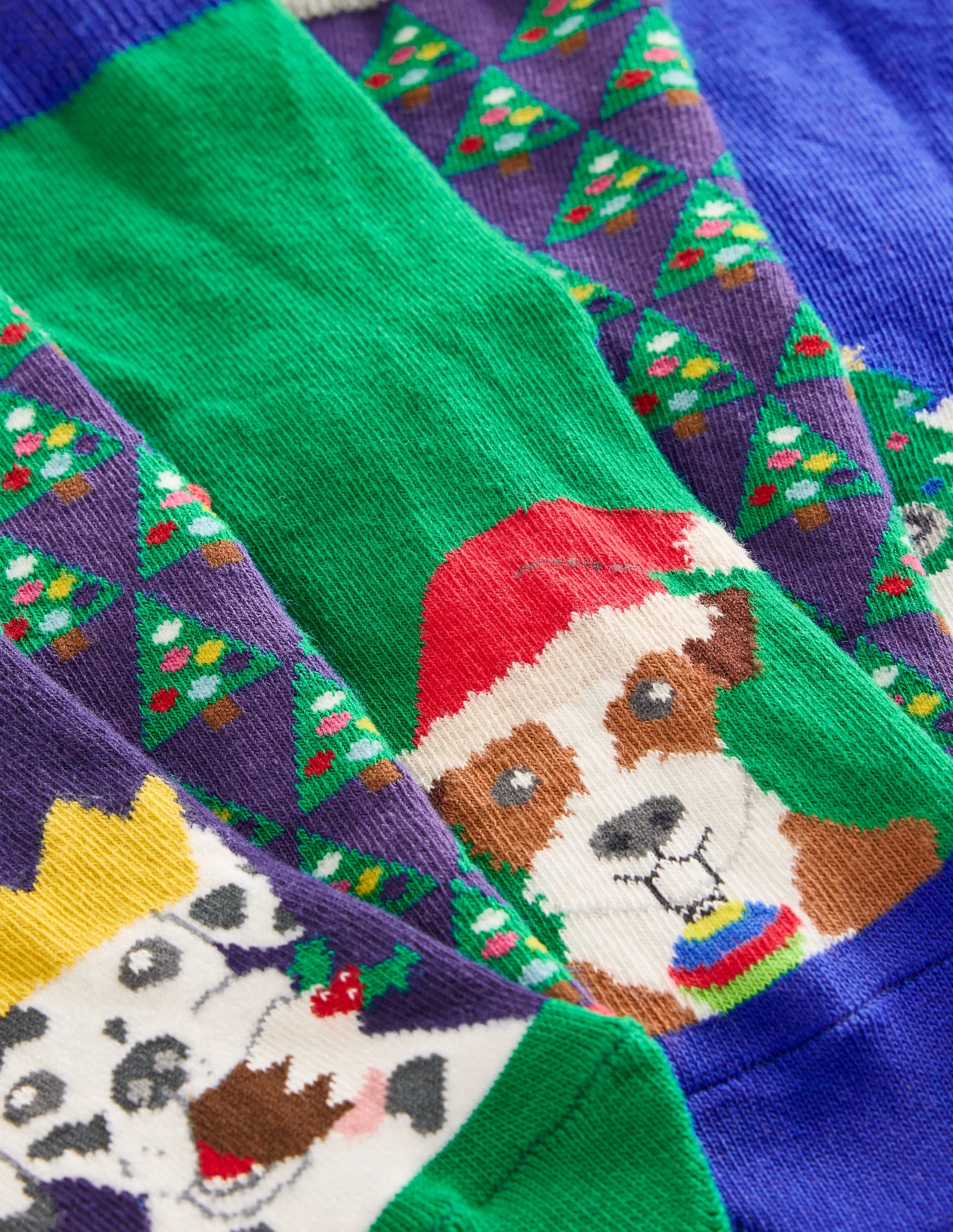Socken im 5er-Pack-Bunt Festtagshunde - Image 2