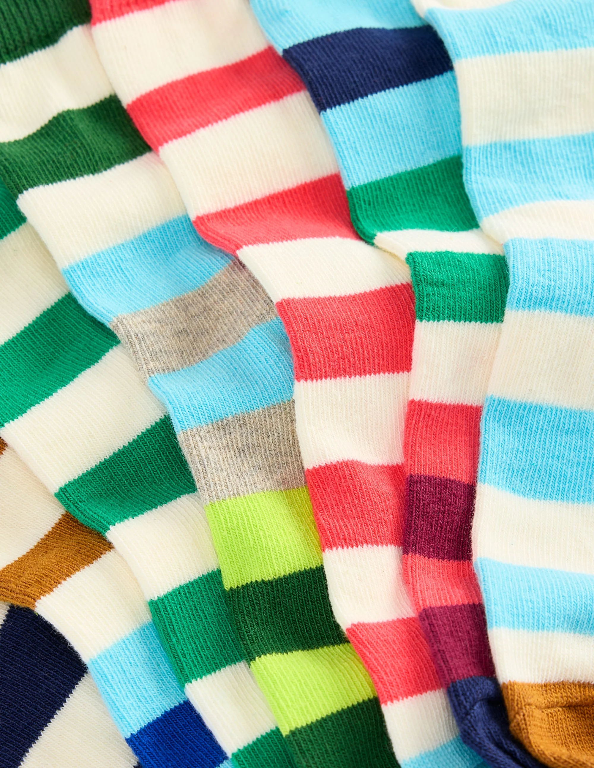 Socken im 7er-Pack-Mustermix, Gestreift - Image 2
