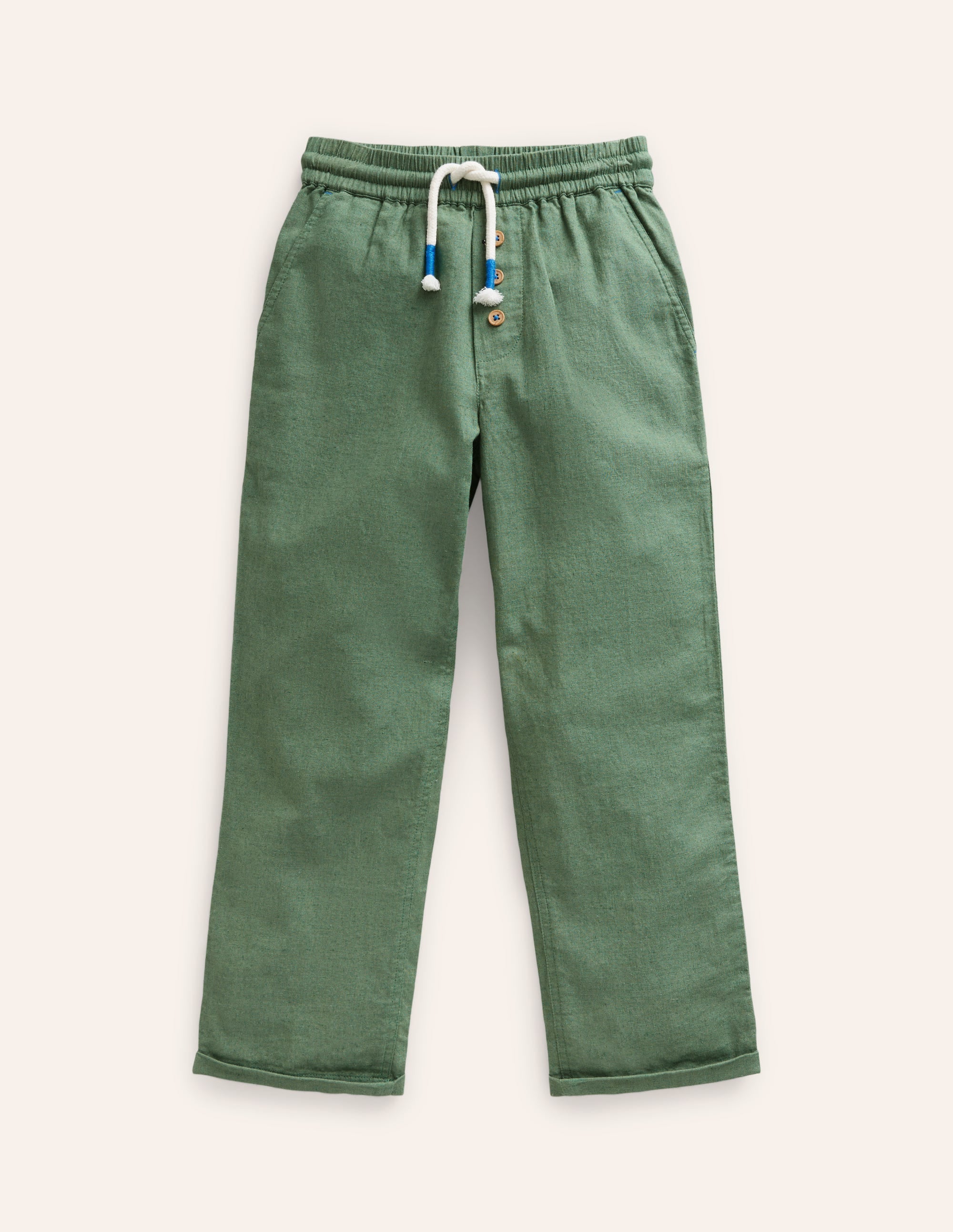 Sommerhose zum Hineinschlüpfen-Rosmarin-Grün