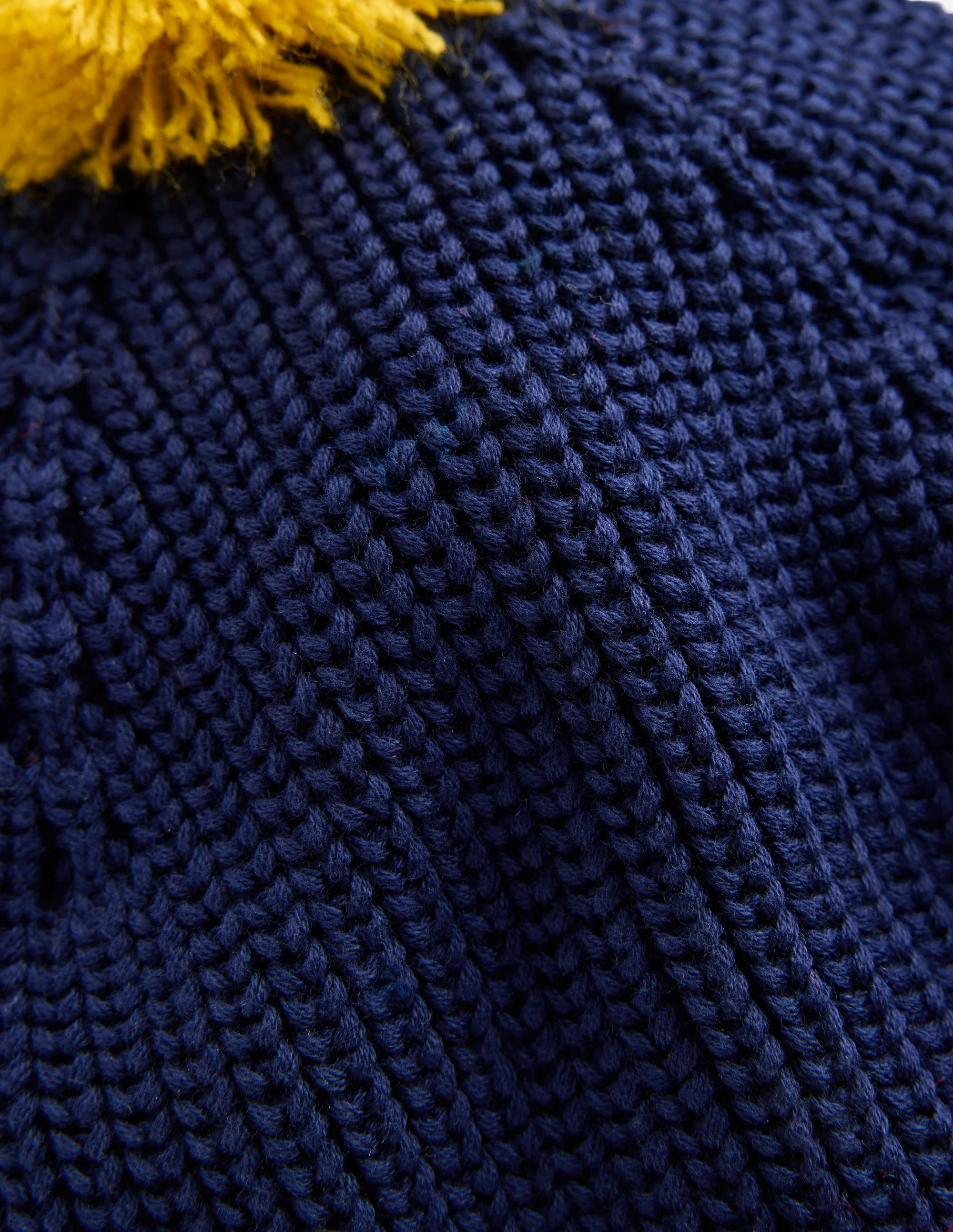 Strickmütze-Schuluniform-Marineblau Blockfarben - Image 2