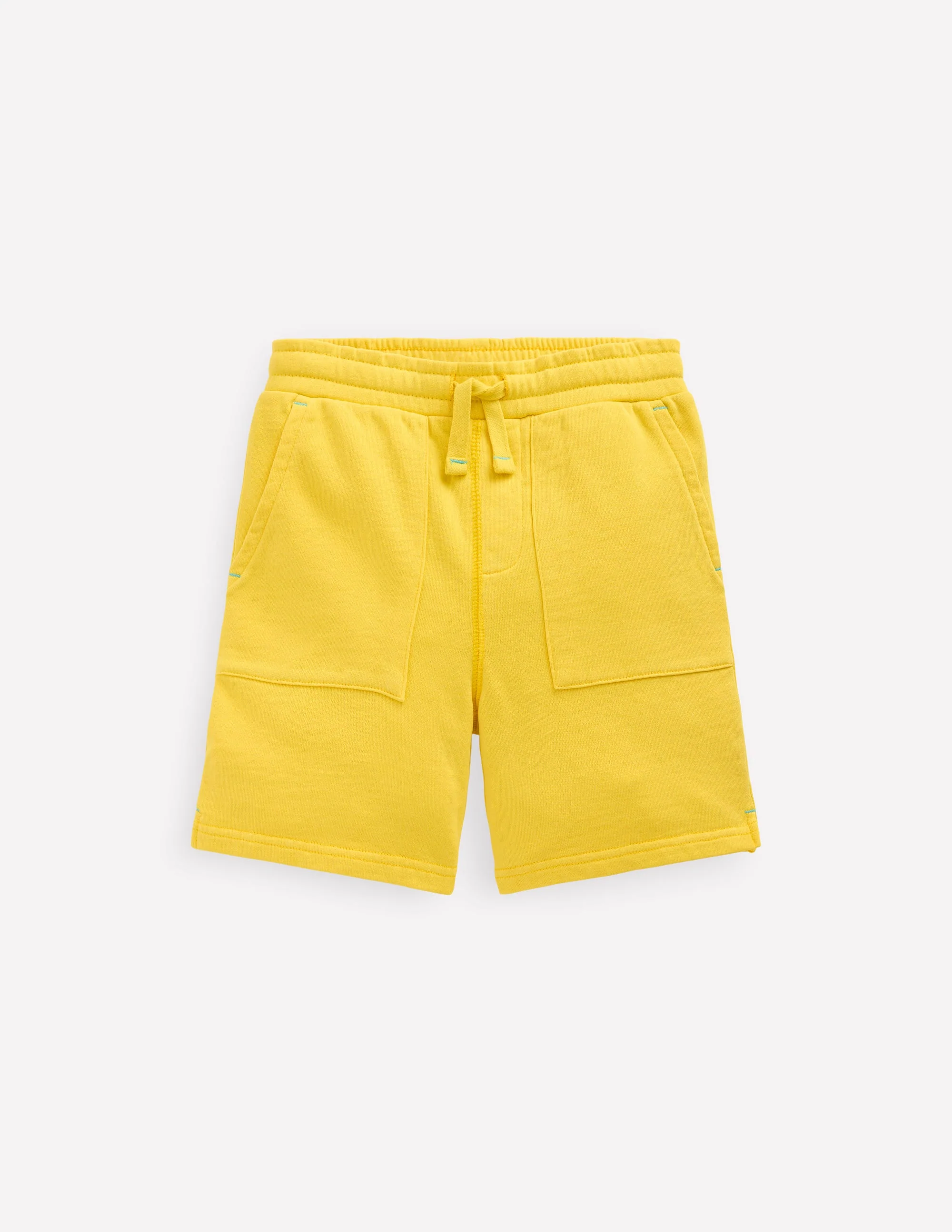 Stückgefärbte Sweatshorts-Ananas
