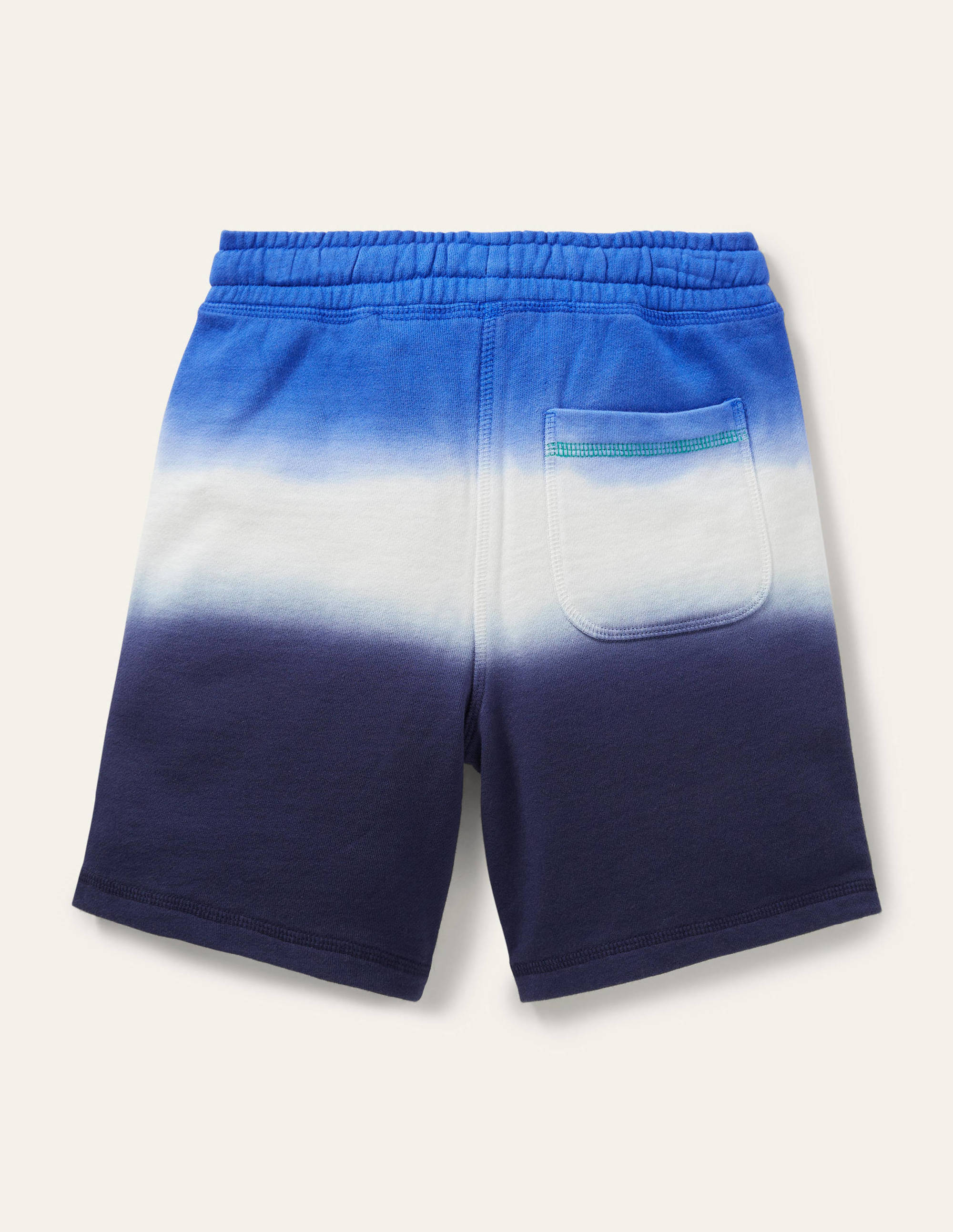 Stückgefärbte Sweatshorts-Blau, Dip-Dye - Image 2