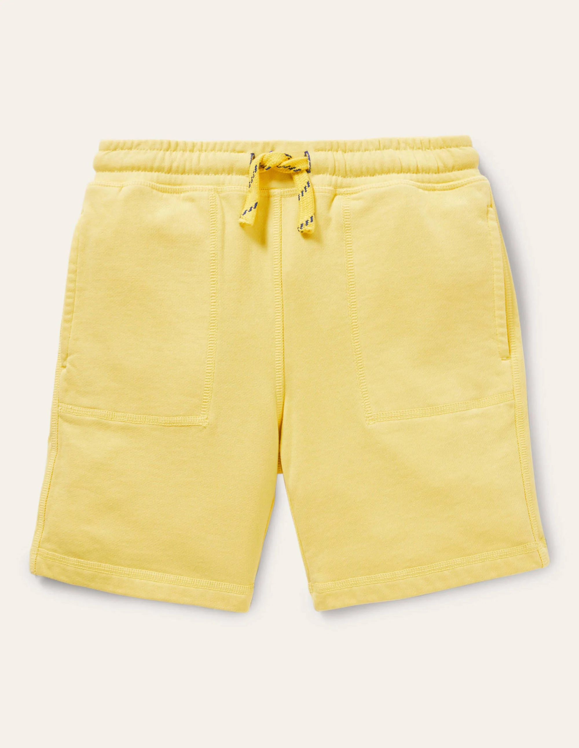 Stückgefärbte Sweatshorts-Maisgelb