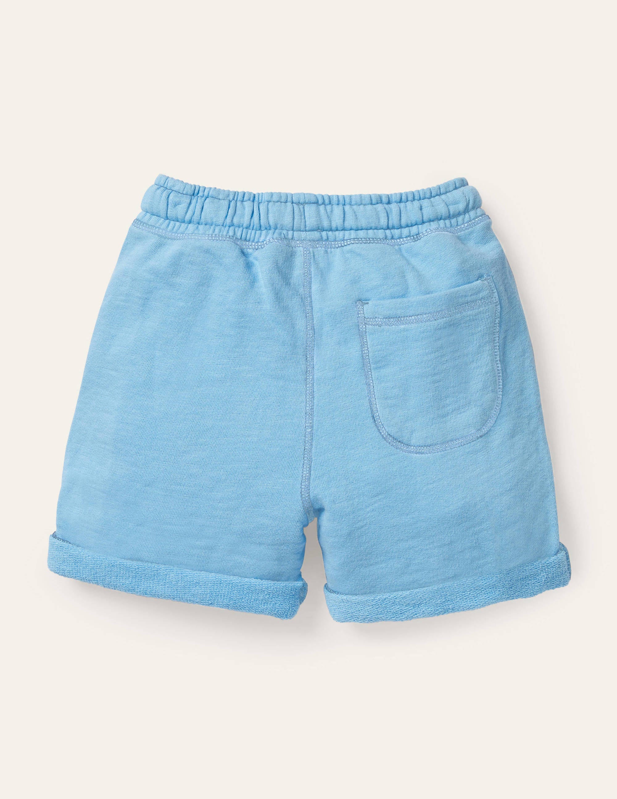 Stückgefärbte Sweatshorts-Surfbrett-Blau - Image 2