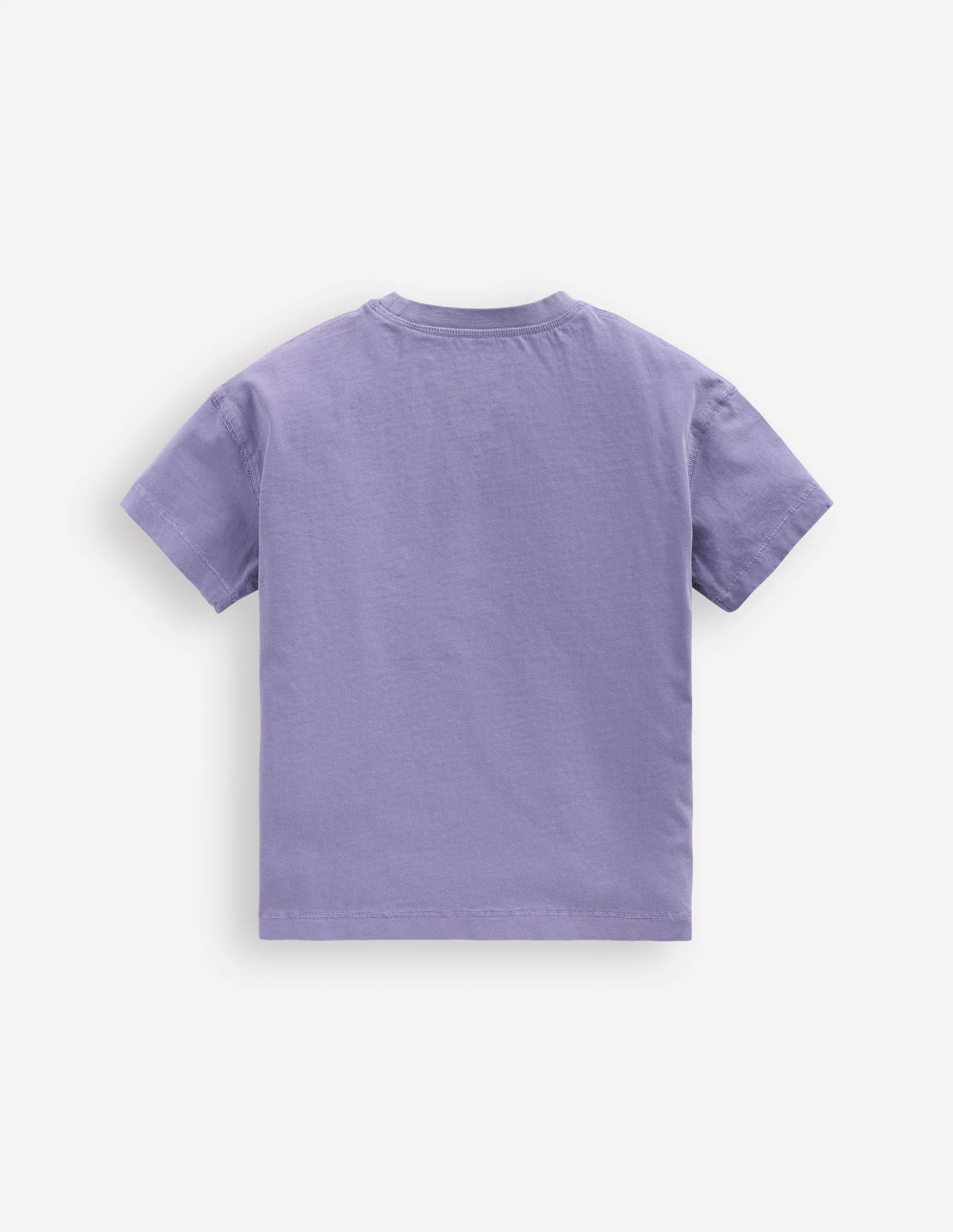 Stückgefärbtes, lockeres T-Shirt-Lavendeldunst - Image 2