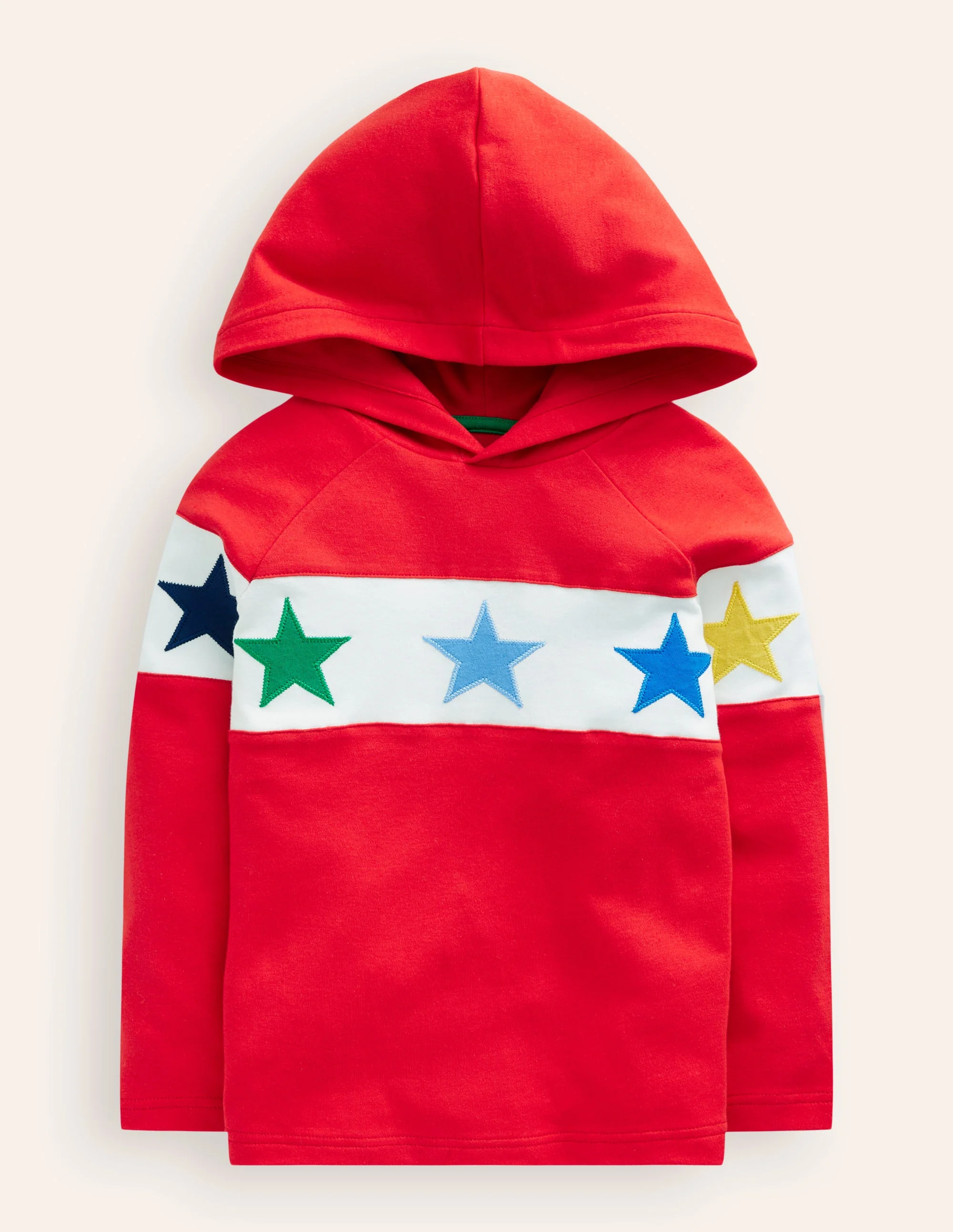 Superweicher Raglan-Hoodie-Anemone Honeycomb Spot