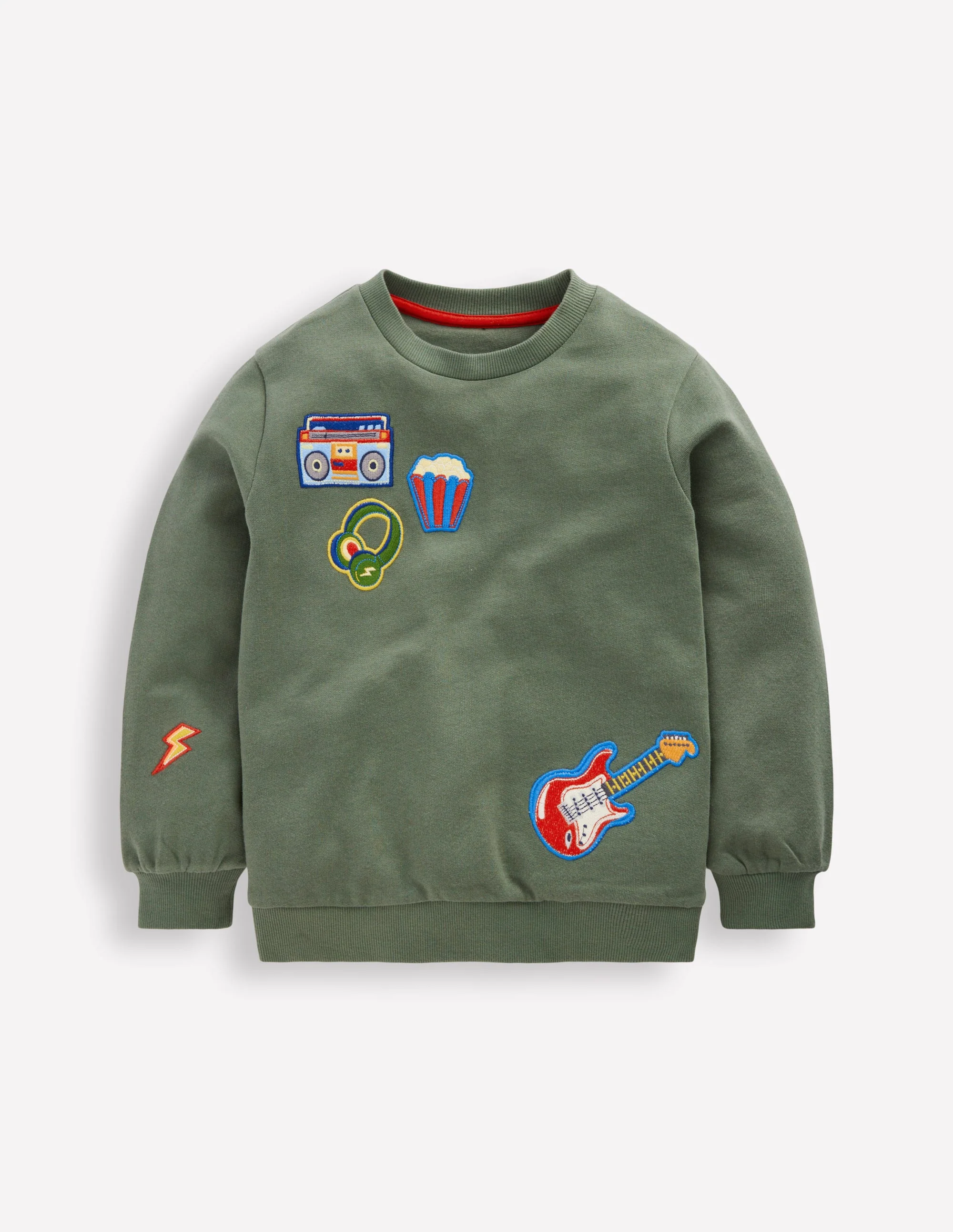 Sweatshirt mit Aufnäher-Lorbeerkranz Hobbys